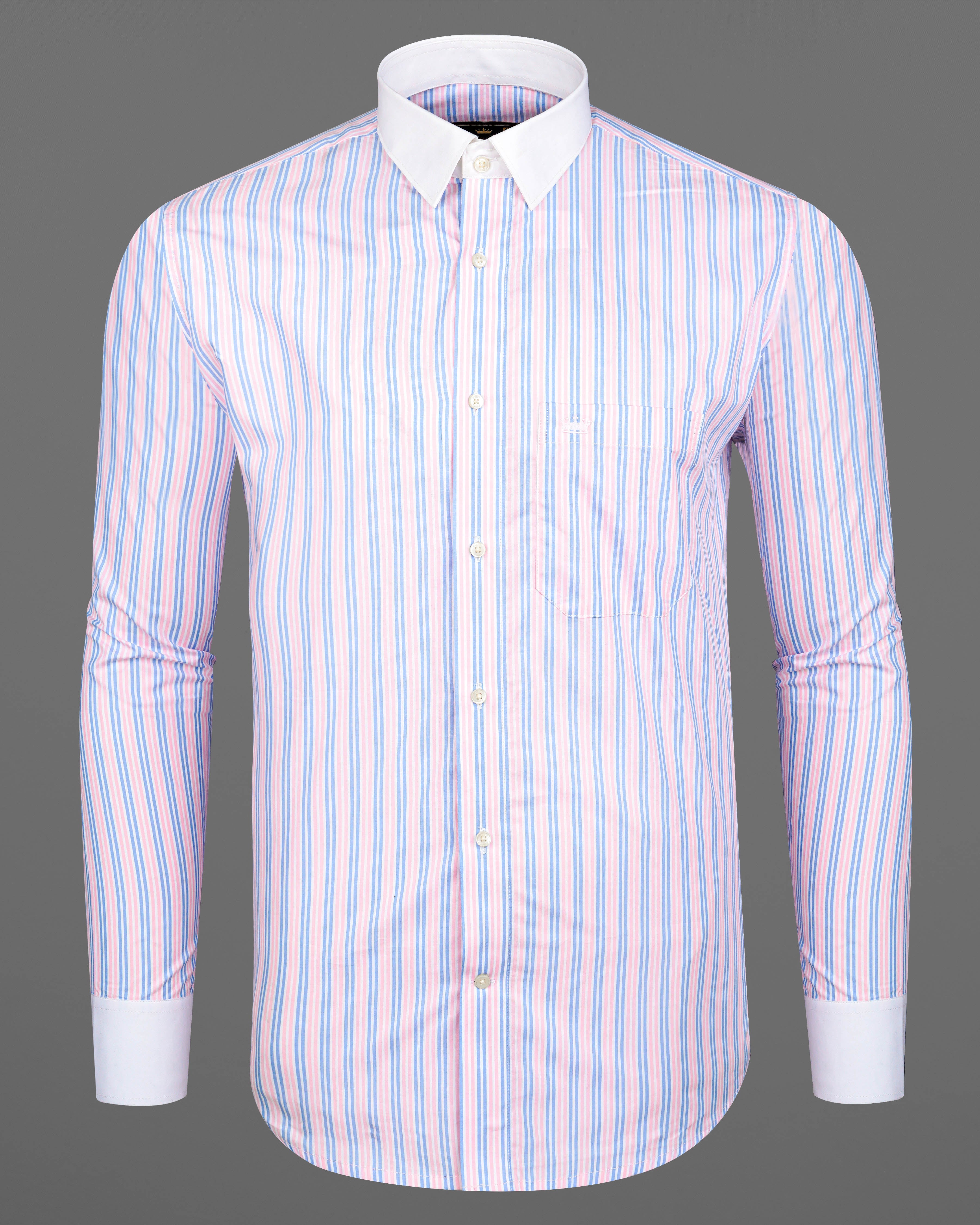Lilac Pink and Portage Blue Striped with White Collar Premium Cotton Shirt 8323-WCC -38,8323-WCC -H-38,8323-WCC -39,8323-WCC -H-39,8323-WCC -40,8323-WCC -H-40,8323-WCC -42,8323-WCC -H-42,8323-WCC -44,8323-WCC -H-44,8323-WCC -46,8323-WCC -H-46,8323-WCC -48,8323-WCC -H-48,8323-WCC -50,8323-WCC -H-50,8323-WCC -52,8323-WCC -H-52