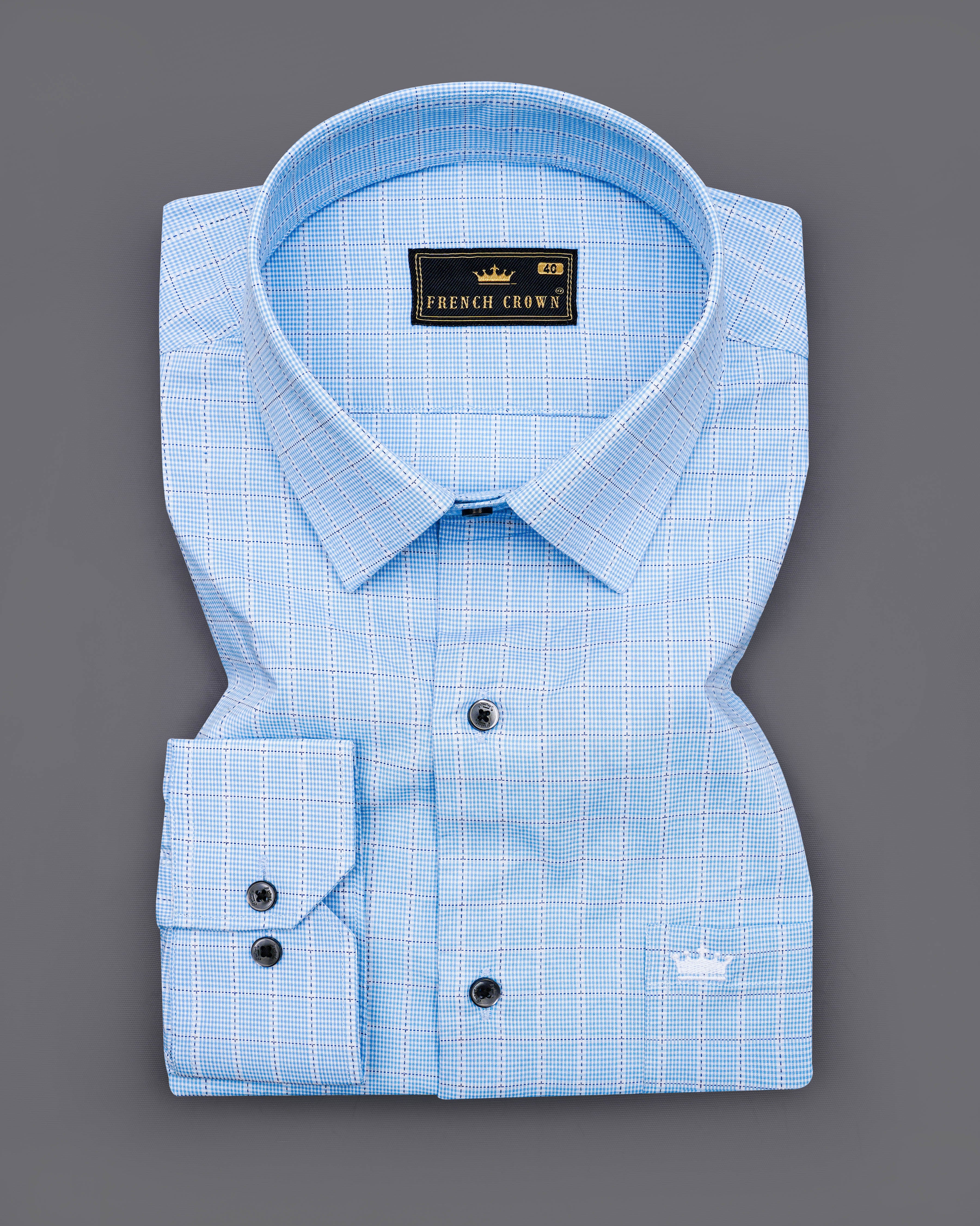 Periwinkle Blue Striped Dobby Textured Premium Giza Cotton Shirt 8464-BLE-38,8464-BLE-H-38,8464-BLE-39,8464-BLE-H-39,8464-BLE-40,8464-BLE-H-40,8464-BLE-42,8464-BLE-H-42,8464-BLE-44,8464-BLE-H-44,8464-BLE-46,8464-BLE-H-46,8464-BLE-48,8464-BLE-H-48,8464-BLE-50,8464-BLE-H-50,8464-BLE-52,8464-BLE-H-52