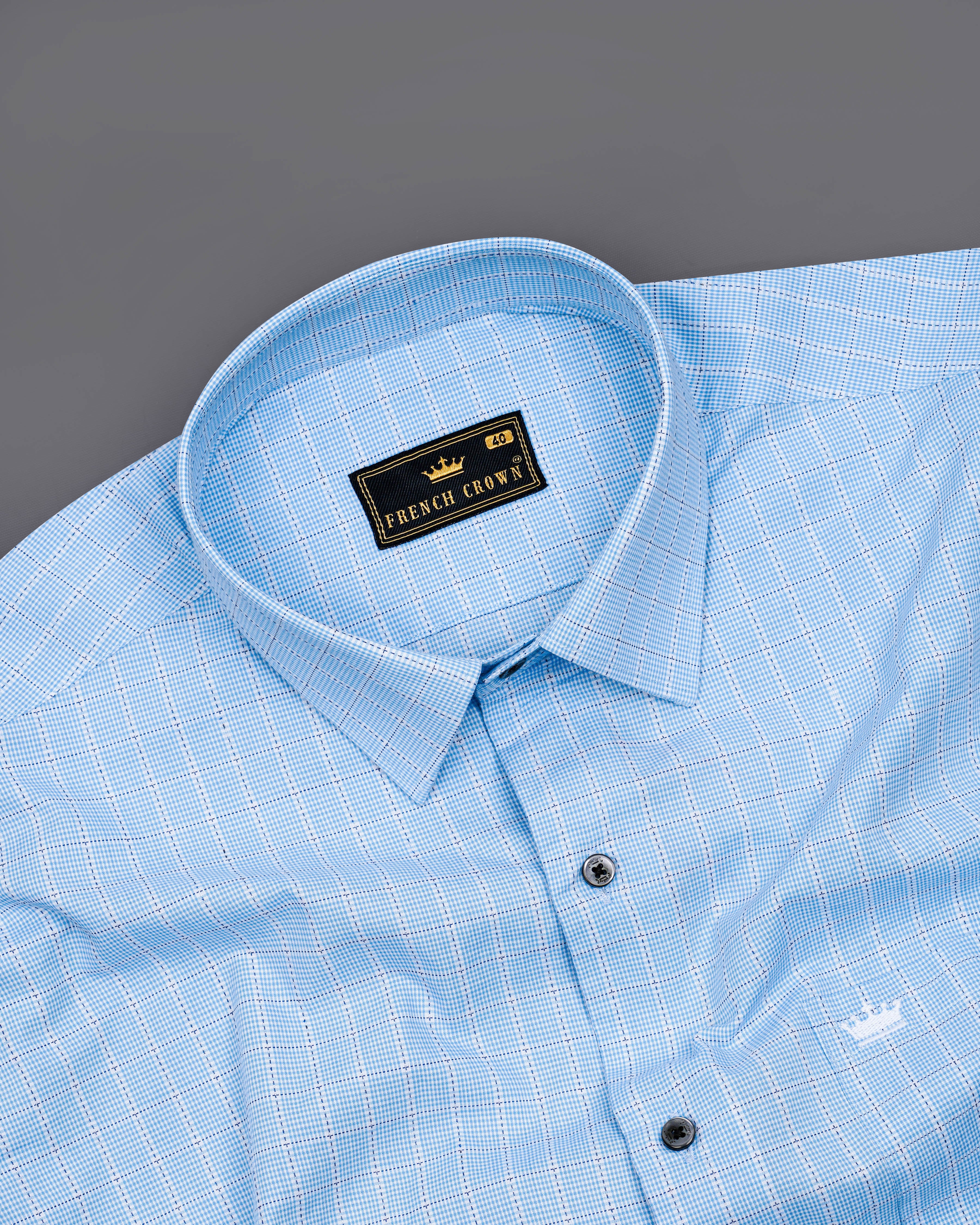 Periwinkle Blue Striped Dobby Textured Premium Giza Cotton Shirt 8464-BLE-38,8464-BLE-H-38,8464-BLE-39,8464-BLE-H-39,8464-BLE-40,8464-BLE-H-40,8464-BLE-42,8464-BLE-H-42,8464-BLE-44,8464-BLE-H-44,8464-BLE-46,8464-BLE-H-46,8464-BLE-48,8464-BLE-H-48,8464-BLE-50,8464-BLE-H-50,8464-BLE-52,8464-BLE-H-52