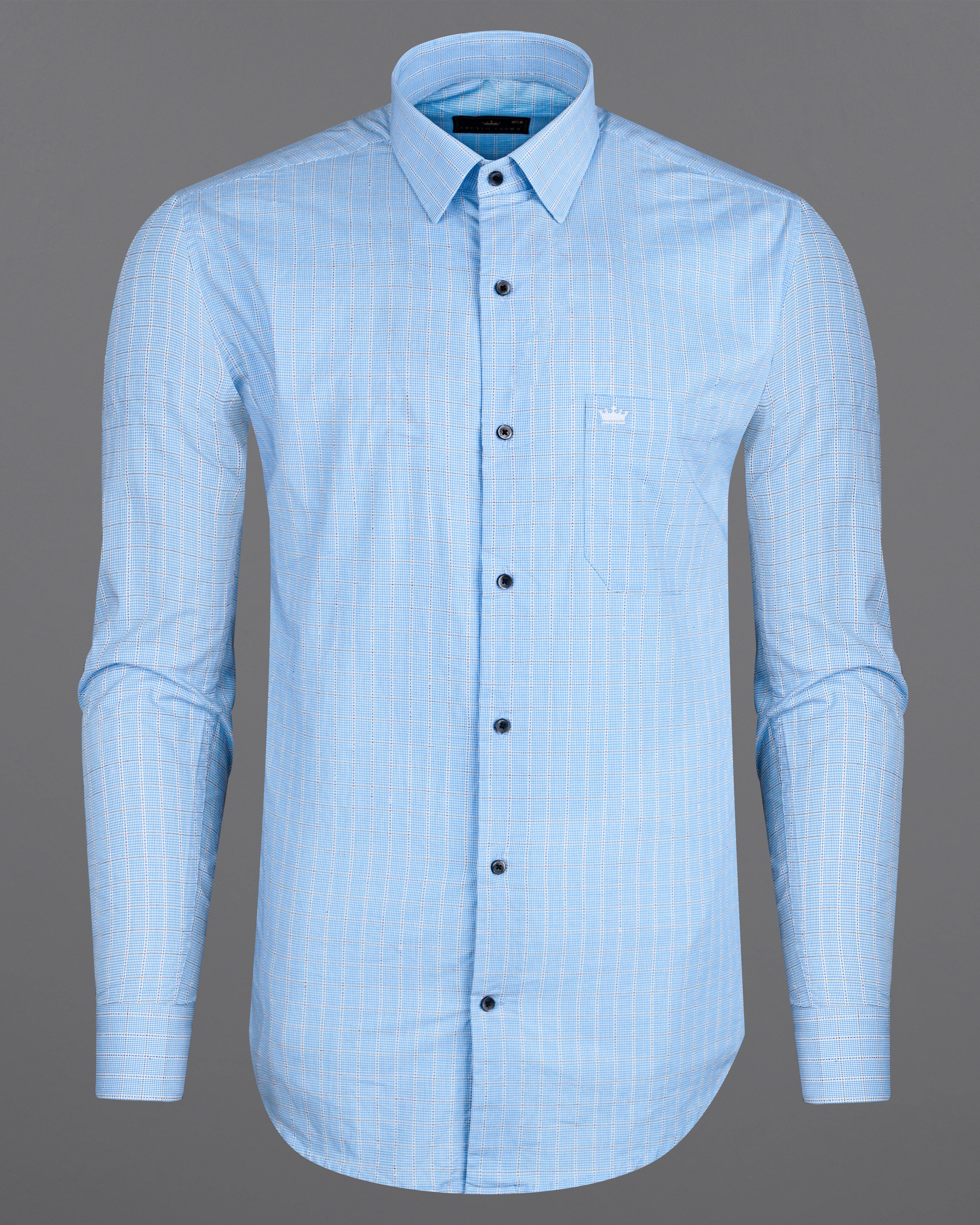 Periwinkle Blue Striped Dobby Textured Premium Giza Cotton Shirt 8464-BLE-38,8464-BLE-H-38,8464-BLE-39,8464-BLE-H-39,8464-BLE-40,8464-BLE-H-40,8464-BLE-42,8464-BLE-H-42,8464-BLE-44,8464-BLE-H-44,8464-BLE-46,8464-BLE-H-46,8464-BLE-48,8464-BLE-H-48,8464-BLE-50,8464-BLE-H-50,8464-BLE-52,8464-BLE-H-52