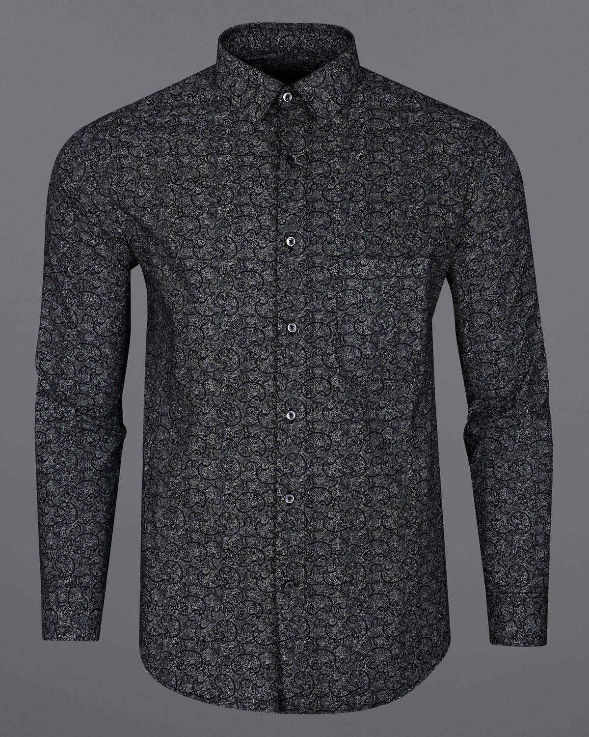 Jade Black with Paisley Printed Premium Cotton Shirt 8503-BLK-38,8503-BLK-H-38,8503-BLK-39,8503-BLK-H-39,8503-BLK-40,8503-BLK-H-40,8503-BLK-42,8503-BLK-H-42,8503-BLK-44,8503-BLK-H-44,8503-BLK-46,8503-BLK-H-46,8503-BLK-48,8503-BLK-H-48,8503-BLK-50,8503-BLK-H-50,8503-BLK-52,8503-BLK-H-52