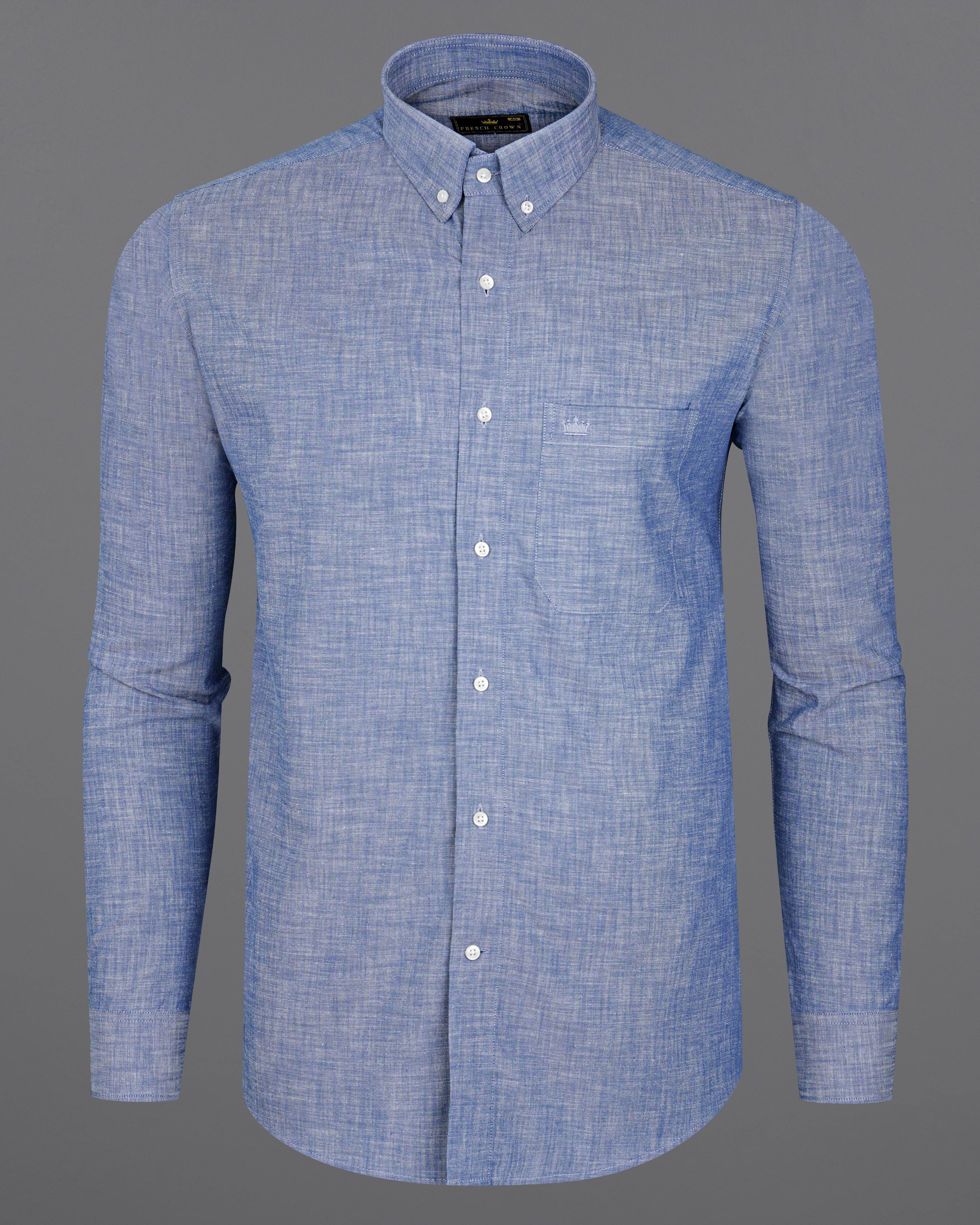 Cadet Blue Luxurious Linen Shirt 8505-BD-38,8505-BD-H-38,8505-BD-39,8505-BD-H-39,8505-BD-40,8505-BD-H-40,8505-BD-42,8505-BD-H-42,8505-BD-44,8505-BD-H-44,8505-BD-46,8505-BD-H-46,8505-BD-48,8505-BD-H-48,8505-BD-50,8505-BD-H-50,8505-BD-52,8505-BD-H-52