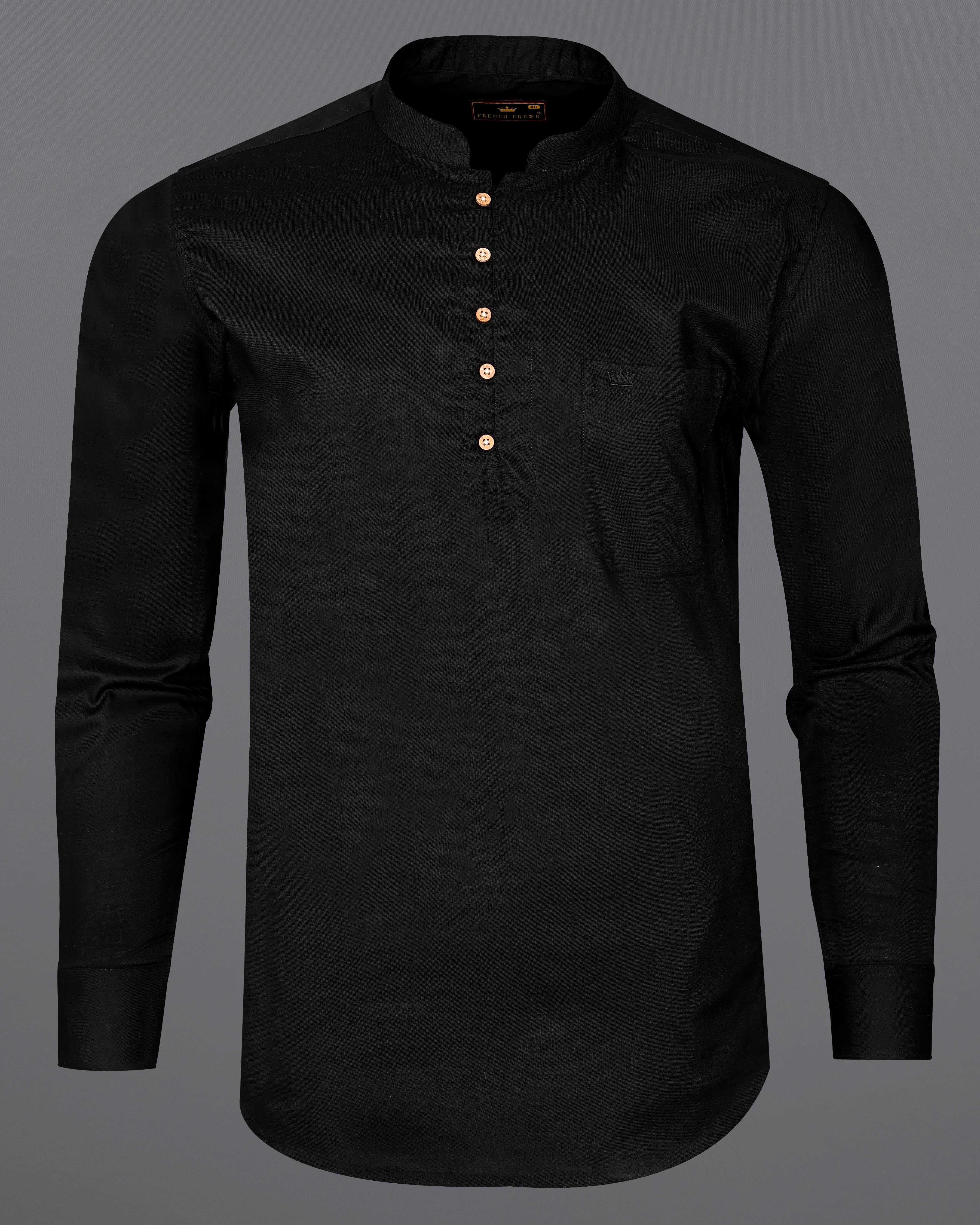 Jade Black Royal Oxford Kurta Shirt 8518-KS-38, 8518-KS-H-38, 8518-KS-39, 8518-KS-H-39, 8518-KS-40, 8518-KS-H-40, 8518-KS-42, 8518-KS-H-42, 8518-KS-44, 8518-KS-H-44, 8518-KS-46, 8518-KS-H-46, 8518-KS-48, 8518-KS-H-48, 8518-KS-50, 8518-KS-H-50, 8518-KS-52, 8518-KS-H-52