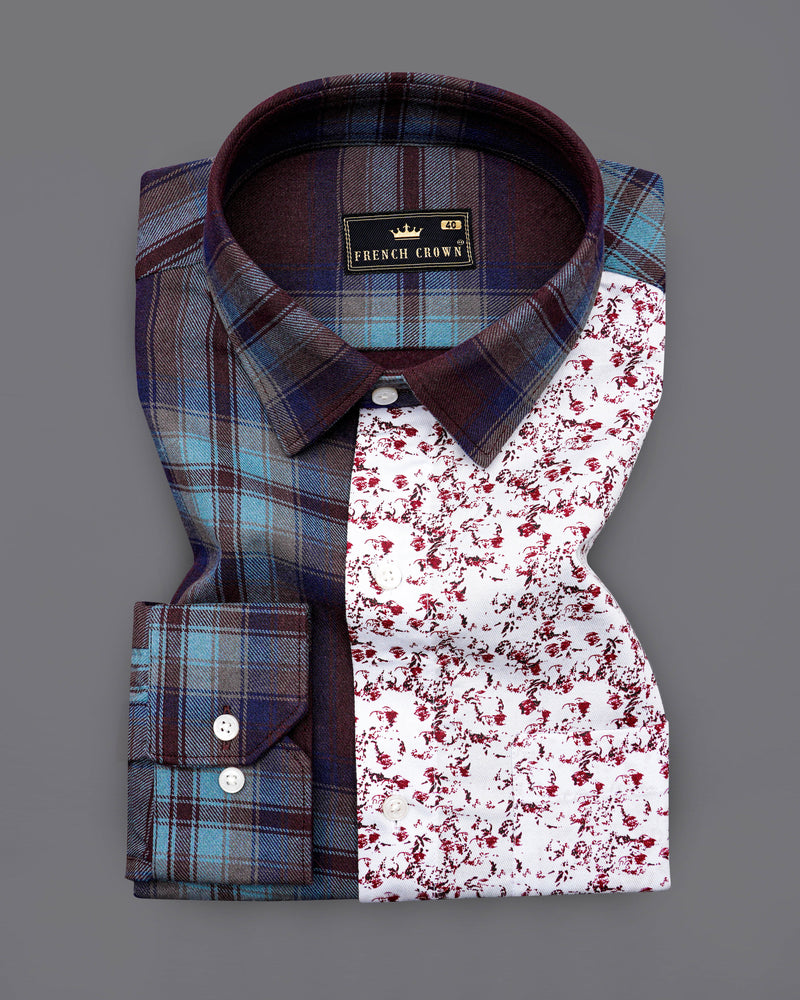 Eclipse Wine with Ditsy Printed Twill Premium Cotton Designer Shirt 8553-P190-38,8553-P190-H-38,8553-P190-39,8553-P190-H-39,8553-P190-40,8553-P190-H-40,8553-P190-42,8553-P190-H-42,8553-P190-44,8553-P190-H-44,8553-P190-46,8553-P190-H-46,8553-P190-48,8553-P190-H-48,8553-P190-50,8553-P190-H-50,8553-P190-52,8553-P190-H-52