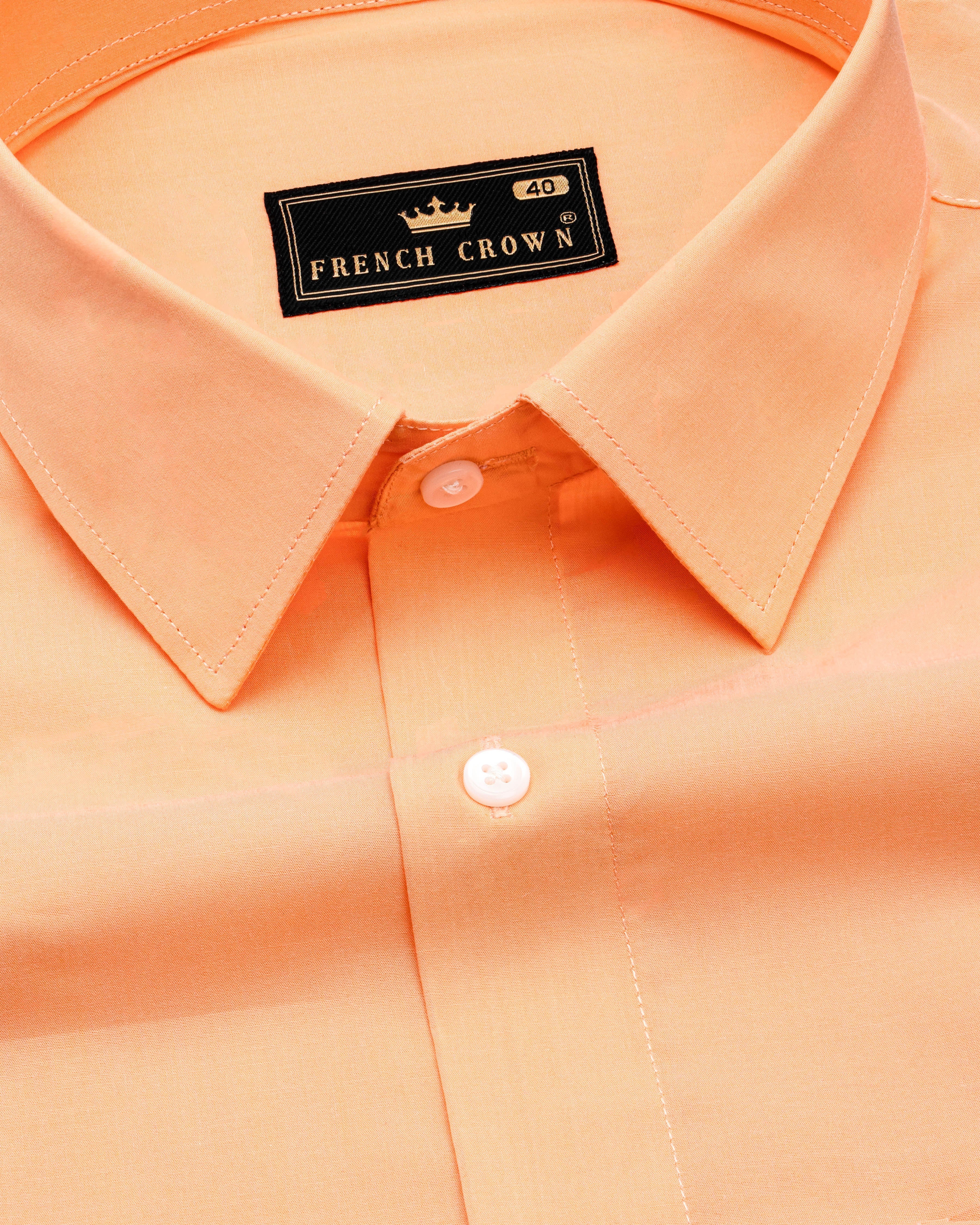 Tacao Orange Premium Cotton Shirt 8545-38,8545-H-38,8545-39,8545-H-39,8545-40,8545-H-40,8545-42,8545-H-42,8545-44,8545-H-44,8545-46,8545-H-46,8545-48,8545-H-48,8545-50,8545-H-50,8545-52,8545-H-52