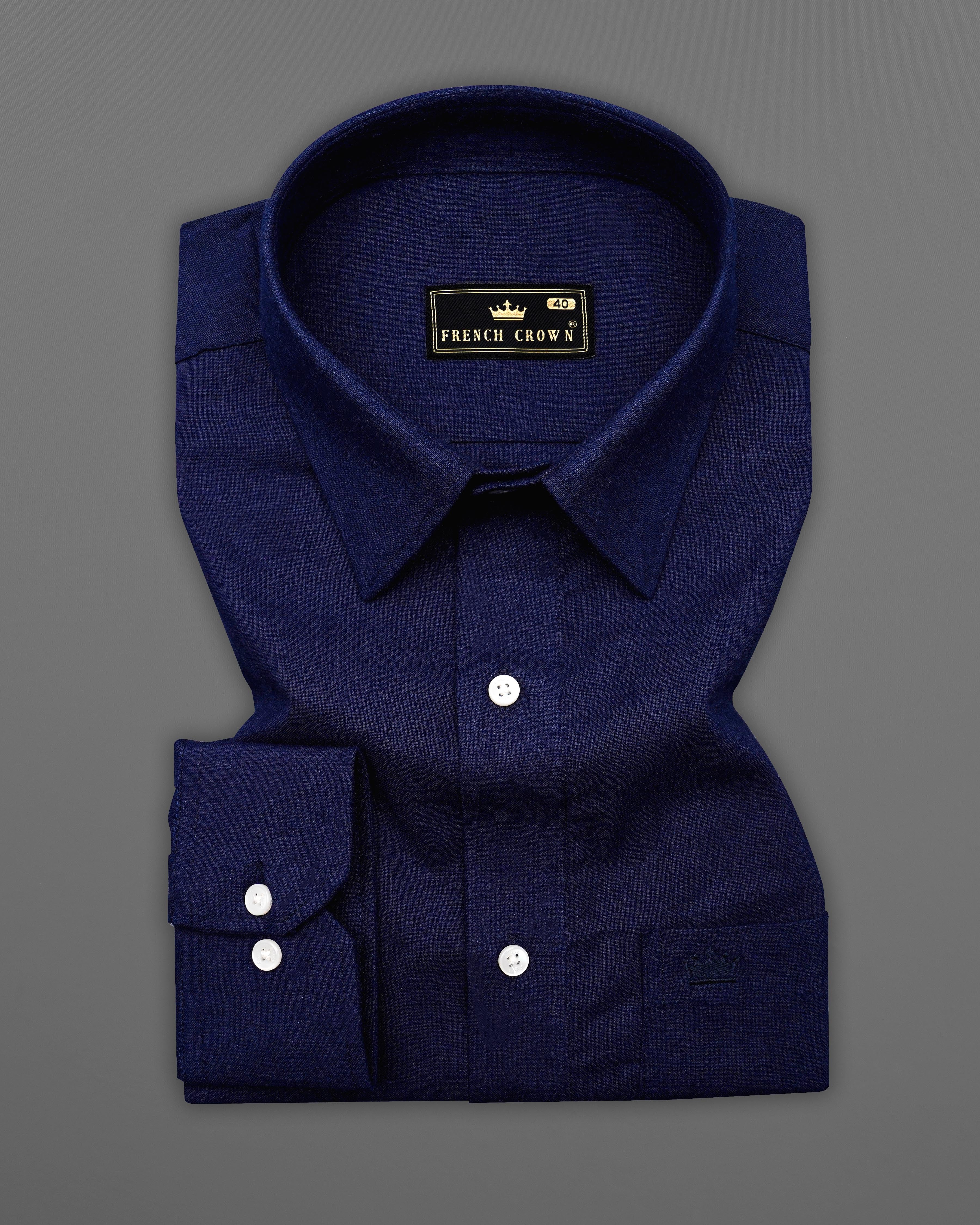 Haiti Blue Luxurious Linen Shirt 8559-38,8559-H-38,8559-39,8559-H-39,8559-40,8559-H-40,8559-42,8559-H-42,8559-44,8559-H-44,8559-46,8559-H-46,8559-48,8559-H-48,8559-50,8559-H-50,8559-52,8559-H-52