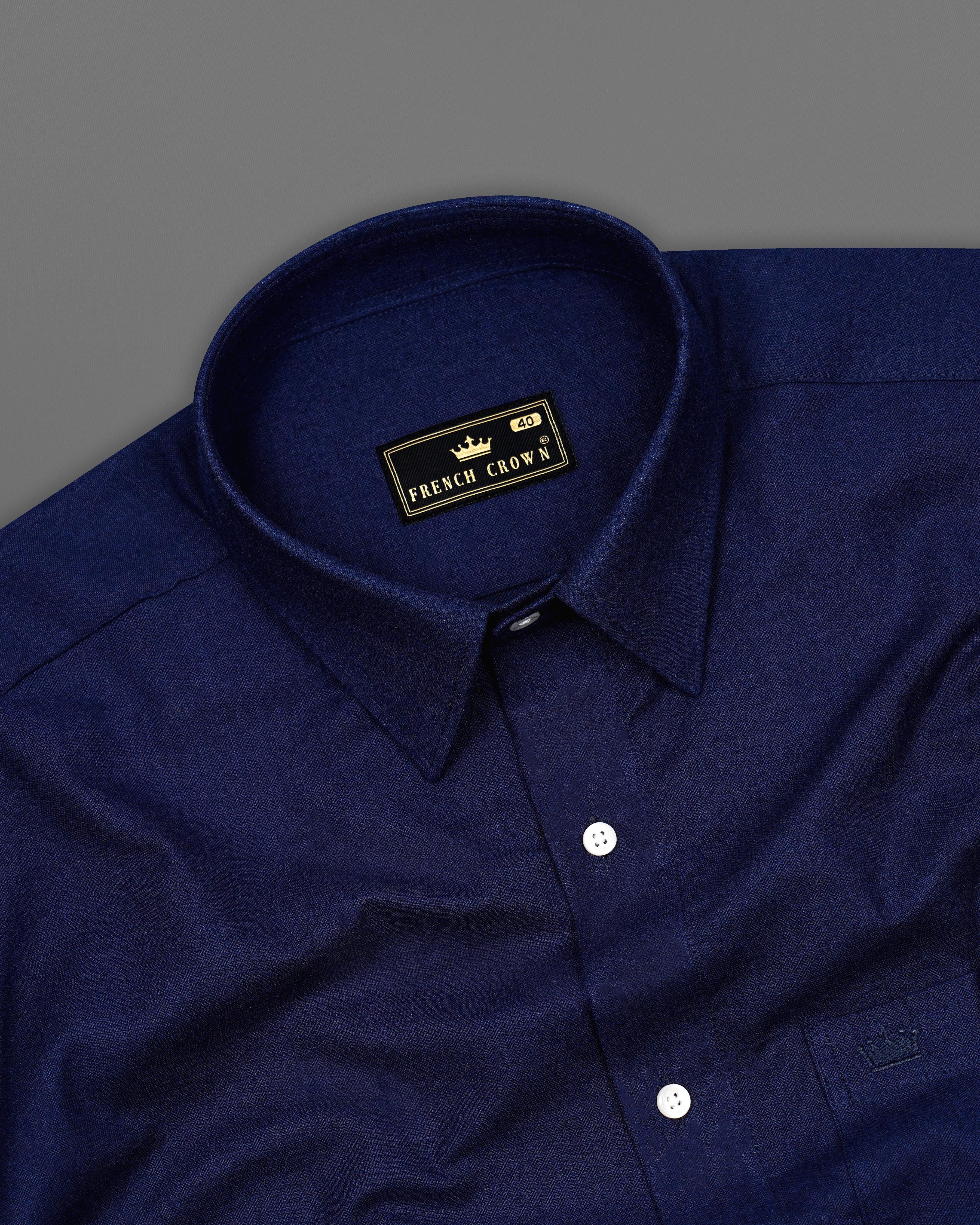 Haiti Blue Luxurious Linen Shirt 8559-38,8559-H-38,8559-39,8559-H-39,8559-40,8559-H-40,8559-42,8559-H-42,8559-44,8559-H-44,8559-46,8559-H-46,8559-48,8559-H-48,8559-50,8559-H-50,8559-52,8559-H-52