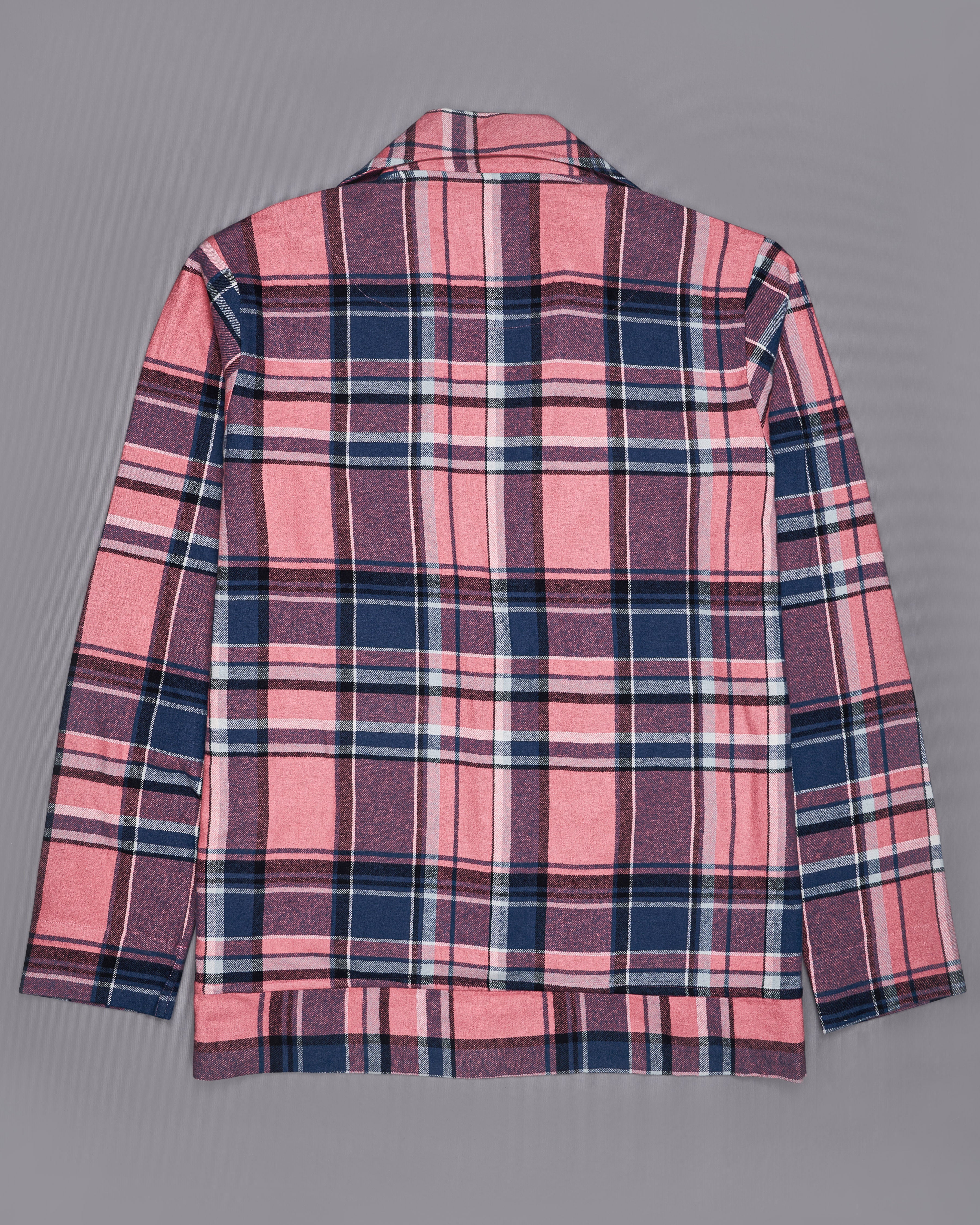 Oriental Pink with Zodiac Blue and Black Plaid Flannel Designer Shirt 8586-BJ22-38,8586-BJ22-H-38,8586-BJ22-39,8586-BJ22-H-39,8586-BJ22-40,8586-BJ22-H-40,8586-BJ22-42,8586-BJ22-H-42,8586-BJ22-44,8586-BJ22-H-44,8586-BJ22-46,8586-BJ22-H-46,8586-BJ22-48,8586-BJ22-H-48,8586-BJ22-50,8586-BJ22-H-50,8586-BJ22-52,8586-BJ22-H-52