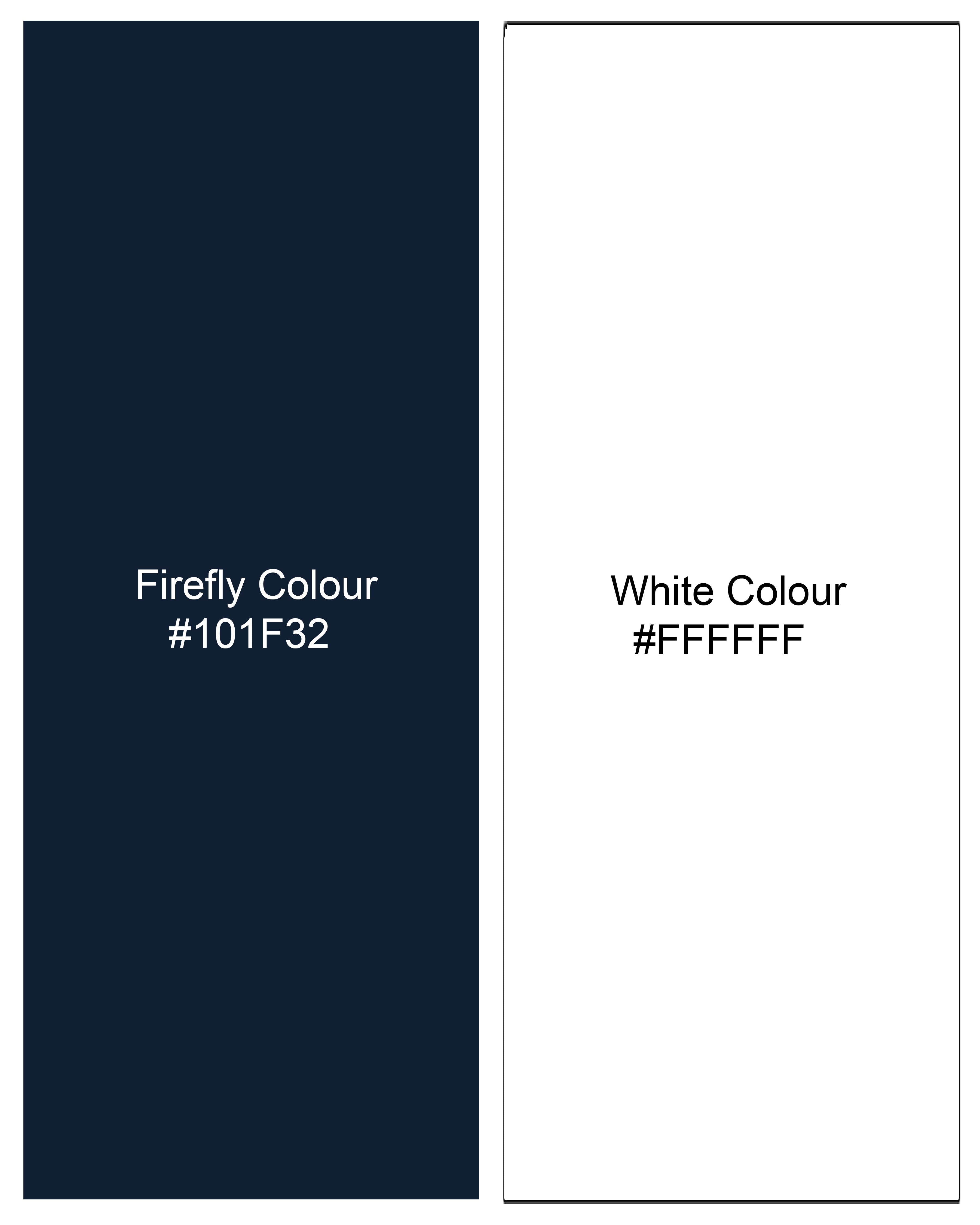 Firefly Blue Printed Royal Oxford Shirt  8626-38,8626-H-38,8626-39,8626-H-39,8626-40,8626-H-40,8626-42,8626-H-42,8626-44,8626-H-44,8626-46,8626-H-46,8626-48,8626-H-48,8626-50,8626-H-50,8626-52,8626-H-52