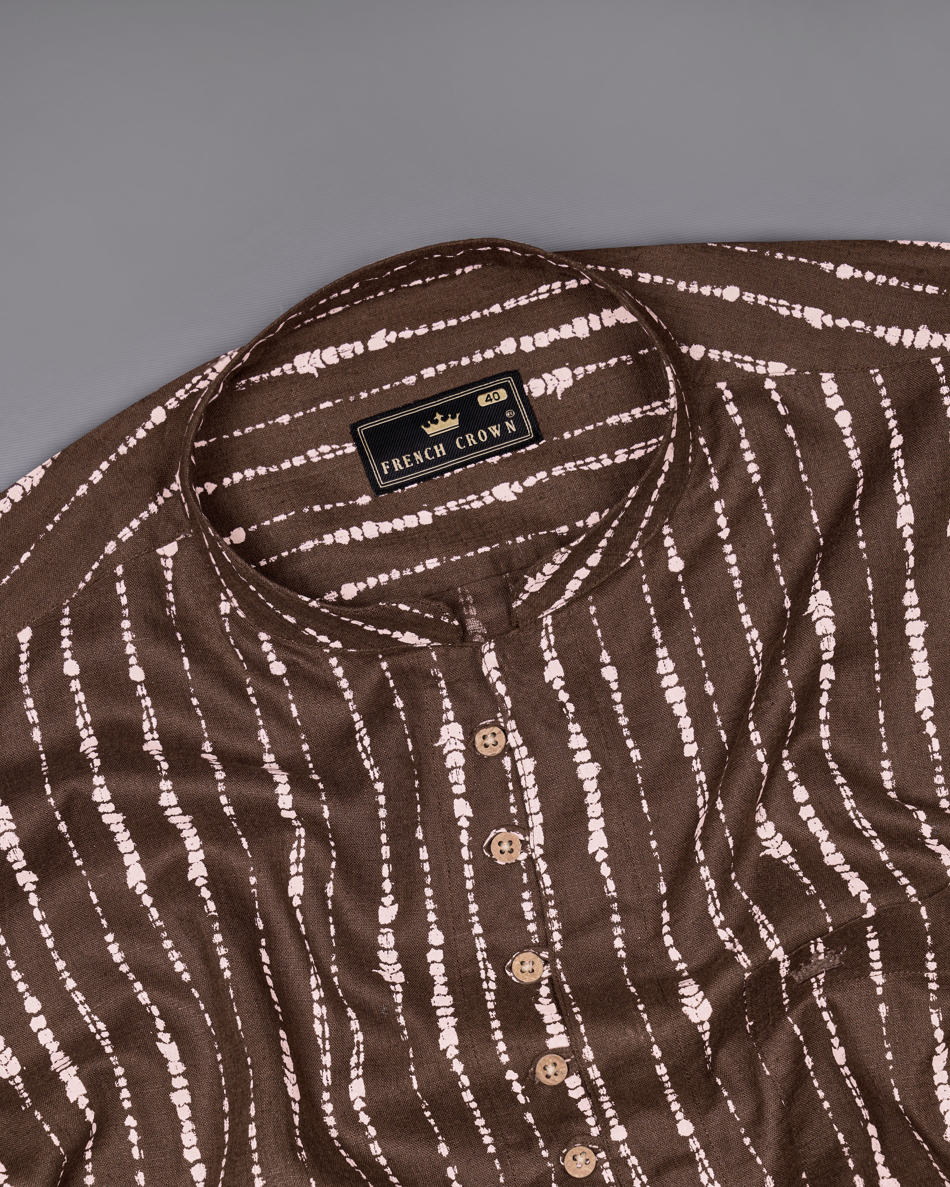 Espresso Brown Striped  Kurta Shirt  8641-KS-38,8641-KS-H-38,8641-KS-39,8641-KS-H-39,8641-KS-40,8641-KS-H-40,8641-KS-42,8641-KS-H-42,8641-KS-44,8641-KS-H-44,8641-KS-46,8641-KS-H-46,8641-KS-48,8641-KS-H-48,8641-KS-50,8641-KS-H-50,8641-KS-52,8641-KS-H-52