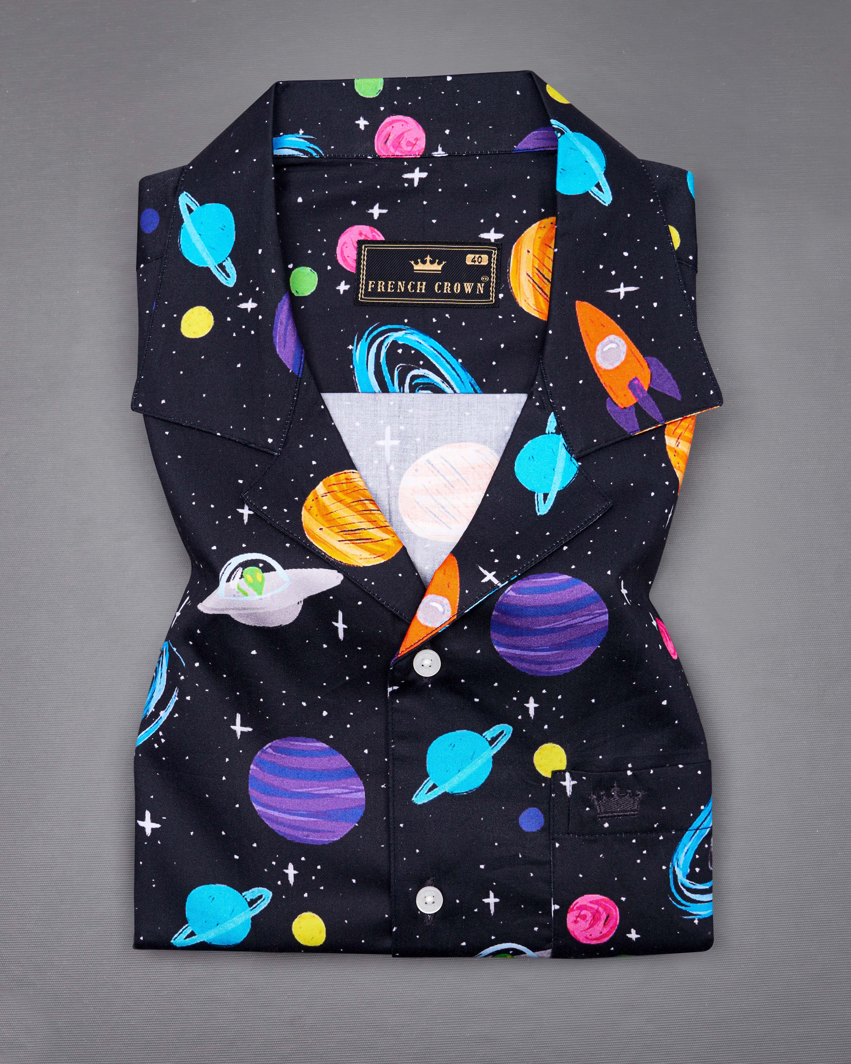 Jade Black Multicolour Galaxy Printed Super Soft Premium Cotton Shirt 8644-CC-38,8644-CC-H-38,8644-CC-39,8644-CC-H-39,8644-CC-40,8644-CC-H-40,8644-CC-42,8644-CC-H-42,8644-CC-44,8644-CC-H-44,8644-CC-46,8644-CC-H-46,8644-CC-48,8644-CC-H-48,8644-CC-50,8644-CC-H-50,8644-CC-52,8644-CC-H-52