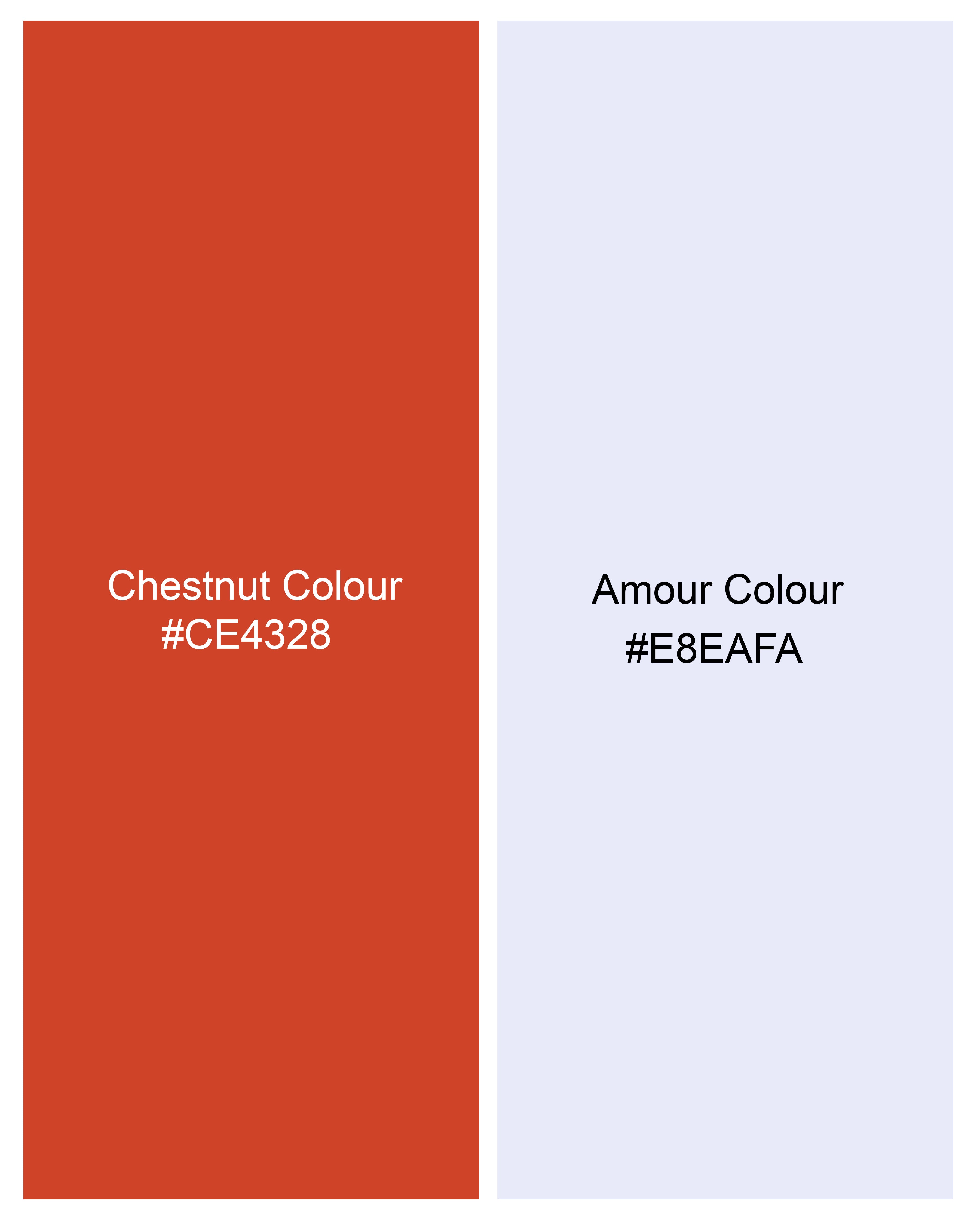 Bright White and Chestnut Red Checkered Dobby Textured Premium Giza Cotton Shirt  8656-38,8656-H-38,8656-39,8656-H-39,8656-40,8656-H-40,8656-42,8656-H-42,8656-44,8656-H-44,8656-46,8656-H-46,8656-48,8656-H-48,8656-50,8656-H-50,8656-52,8656-H-52