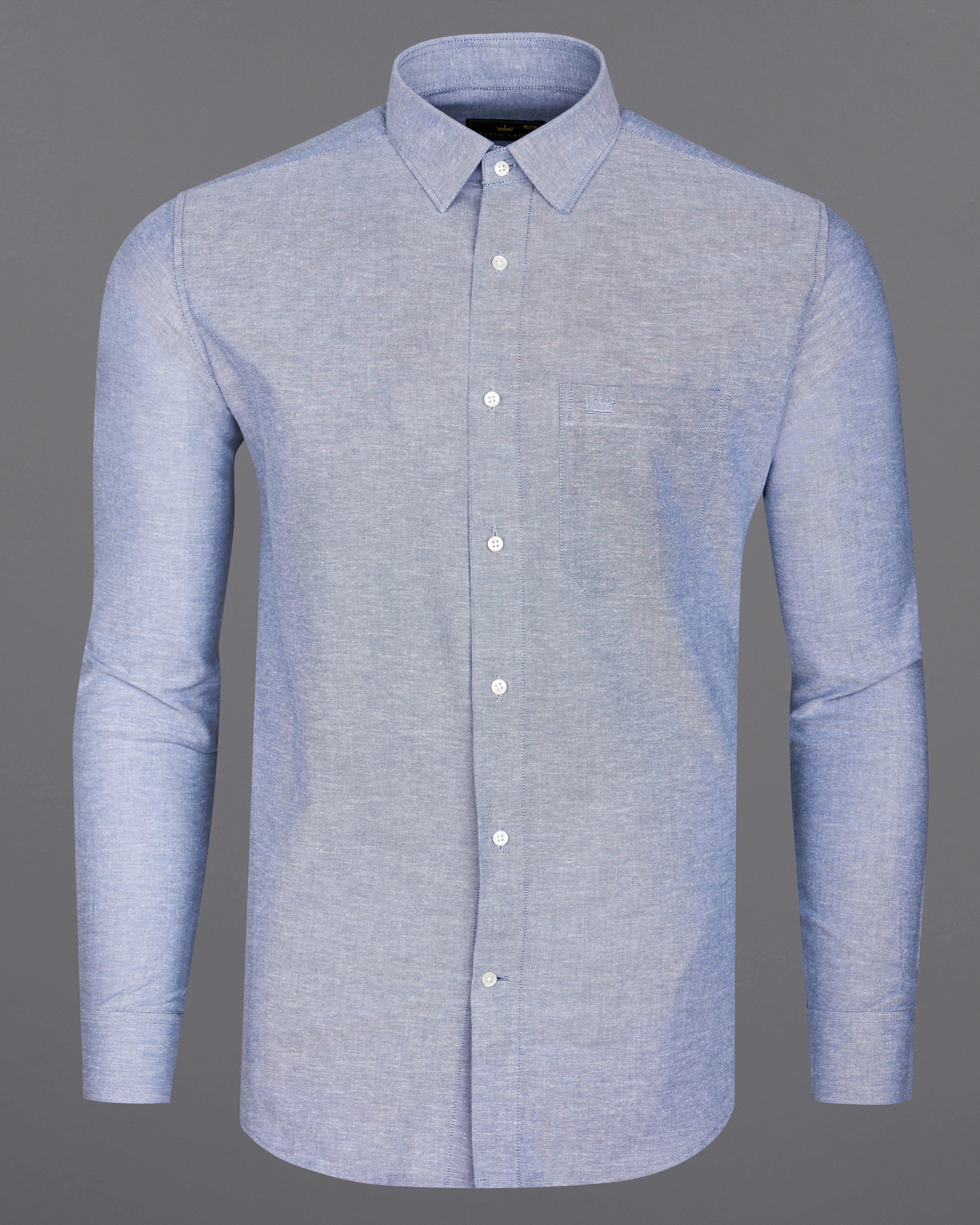 Casper Blue Royal Oxford Shirt  8661-38,8661-H-38,8661-39,8661-H-39,8661-40,8661-H-40,8661-42,8661-H-42,8661-44,8661-H-44,8661-46,8661-H-46,8661-48,8661-H-48,8661-50,8661-H-50,8661-52,8661-H-52
