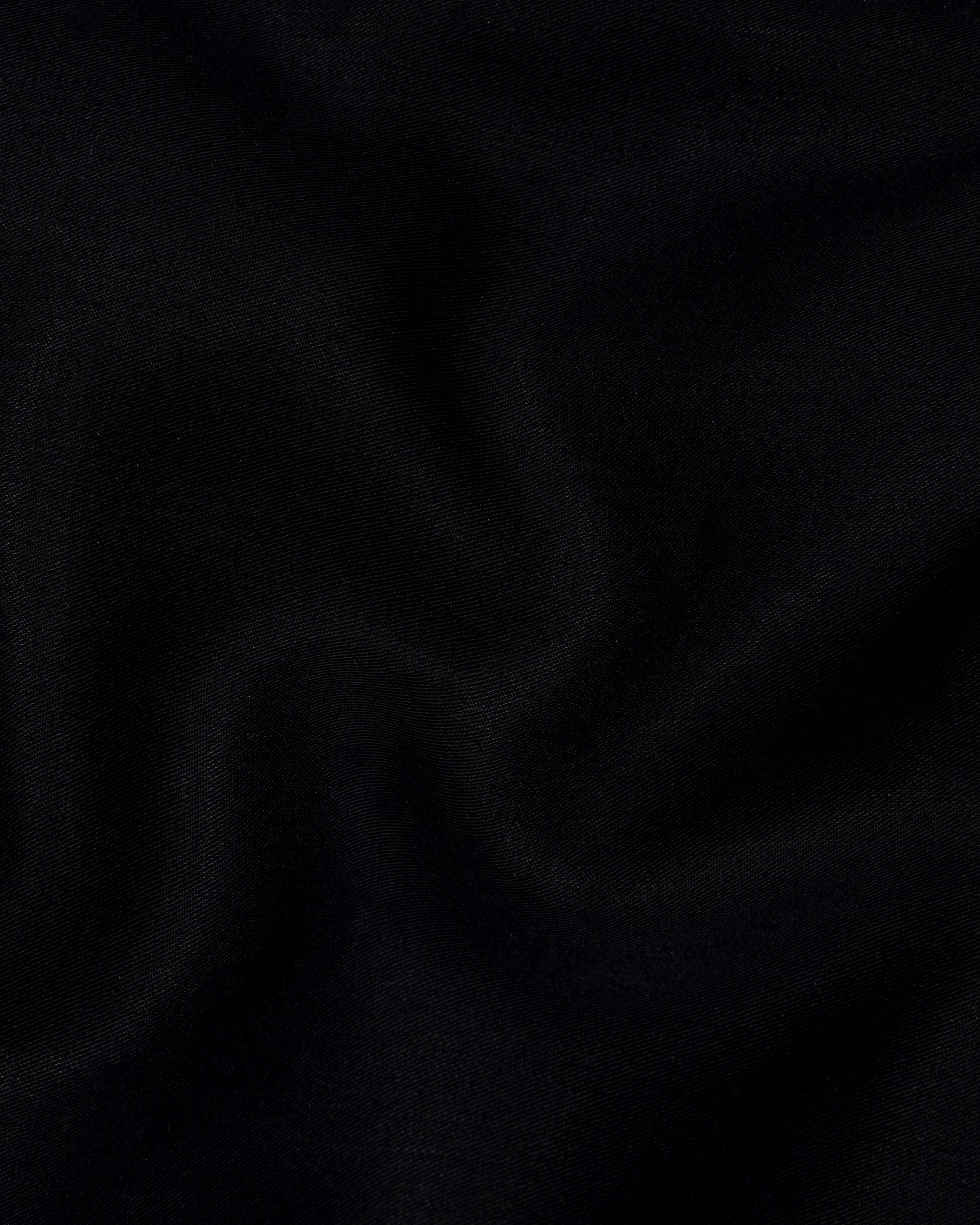 Jade Black Twill Premium Cotton Shirt 8663-38,8663-H-38,8663-39,8663-H-39,8663-40,8663-H-40,8663-42,8663-H-42,8663-44,8663-H-44,8663-46,8663-H-46,8663-48,8663-H-48,8663-50,8663-H-50,8663-52,8663-H-52