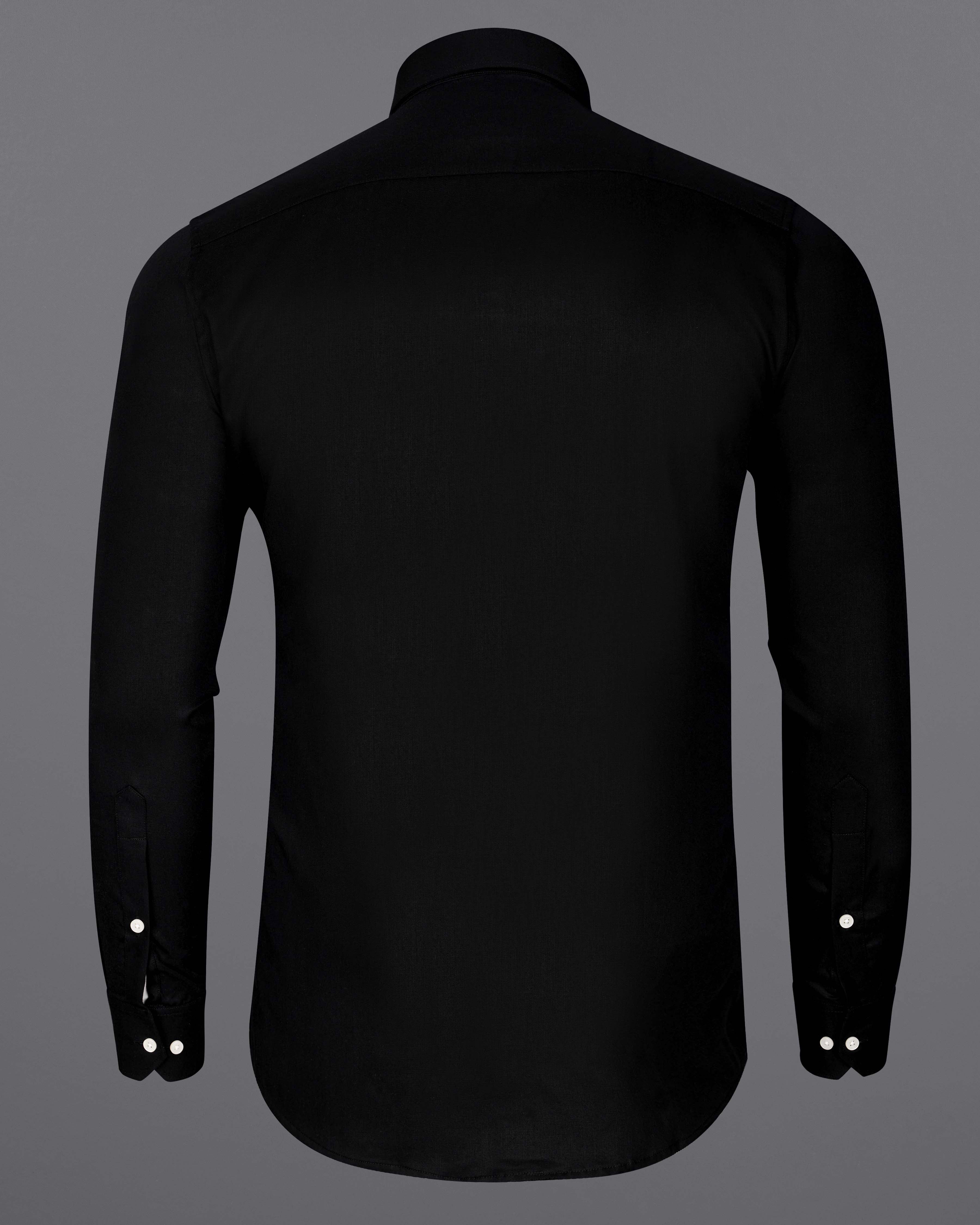 Jade Black Twill Premium Cotton Shirt 8663-38,8663-H-38,8663-39,8663-H-39,8663-40,8663-H-40,8663-42,8663-H-42,8663-44,8663-H-44,8663-46,8663-H-46,8663-48,8663-H-48,8663-50,8663-H-50,8663-52,8663-H-52