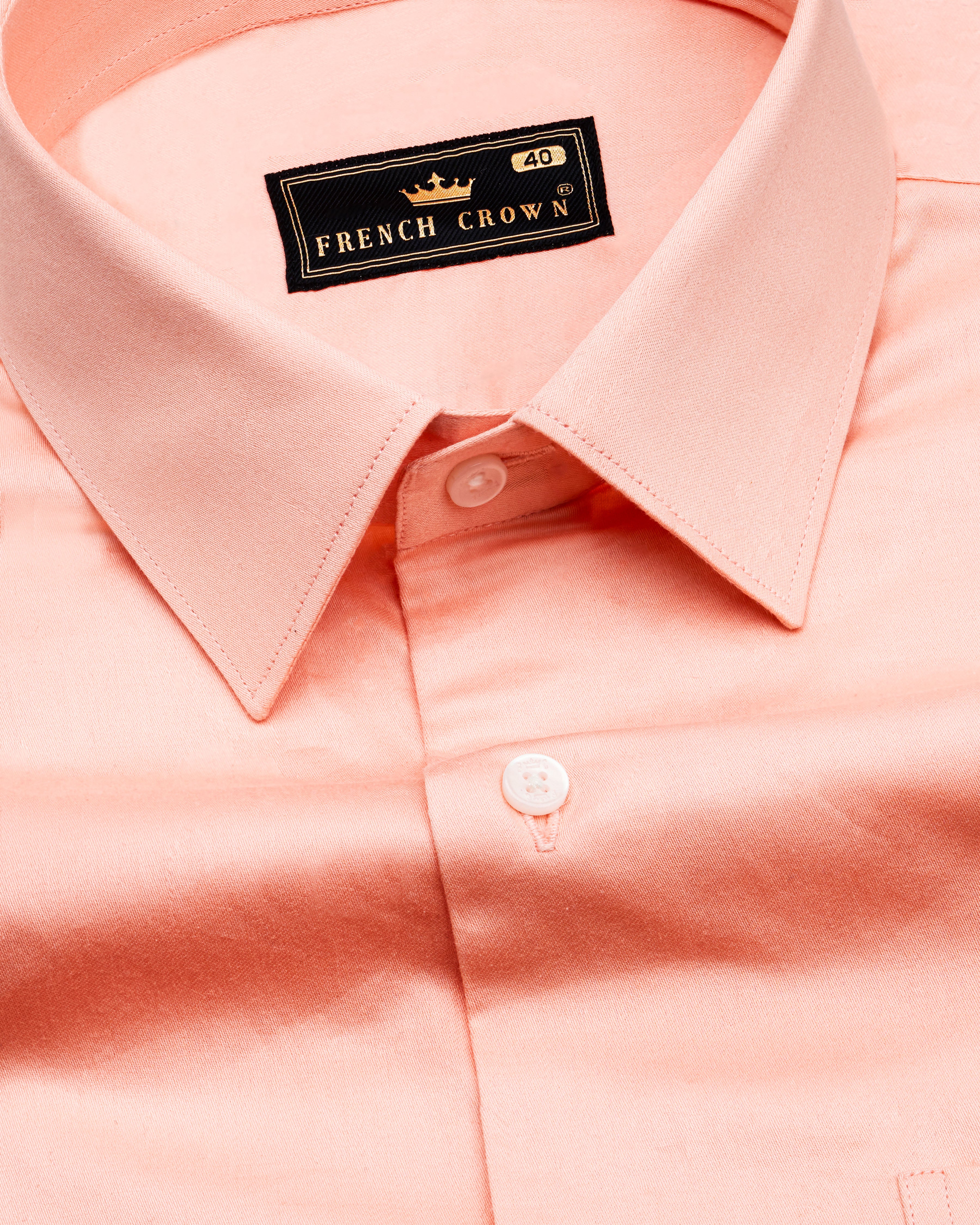 Melon Peach Super Soft Super Soft Premium Cotton Shirt 8695-38,8695-H-38,8695-39,8695-H-39,8695-40,8695-H-40,8695-42,8695-H-42,8695-44,8695-H-44,8695-46,8695-H-46,8695-48,8695-H-48,8695-50,8695-H-50,8695-52,8695-H-52