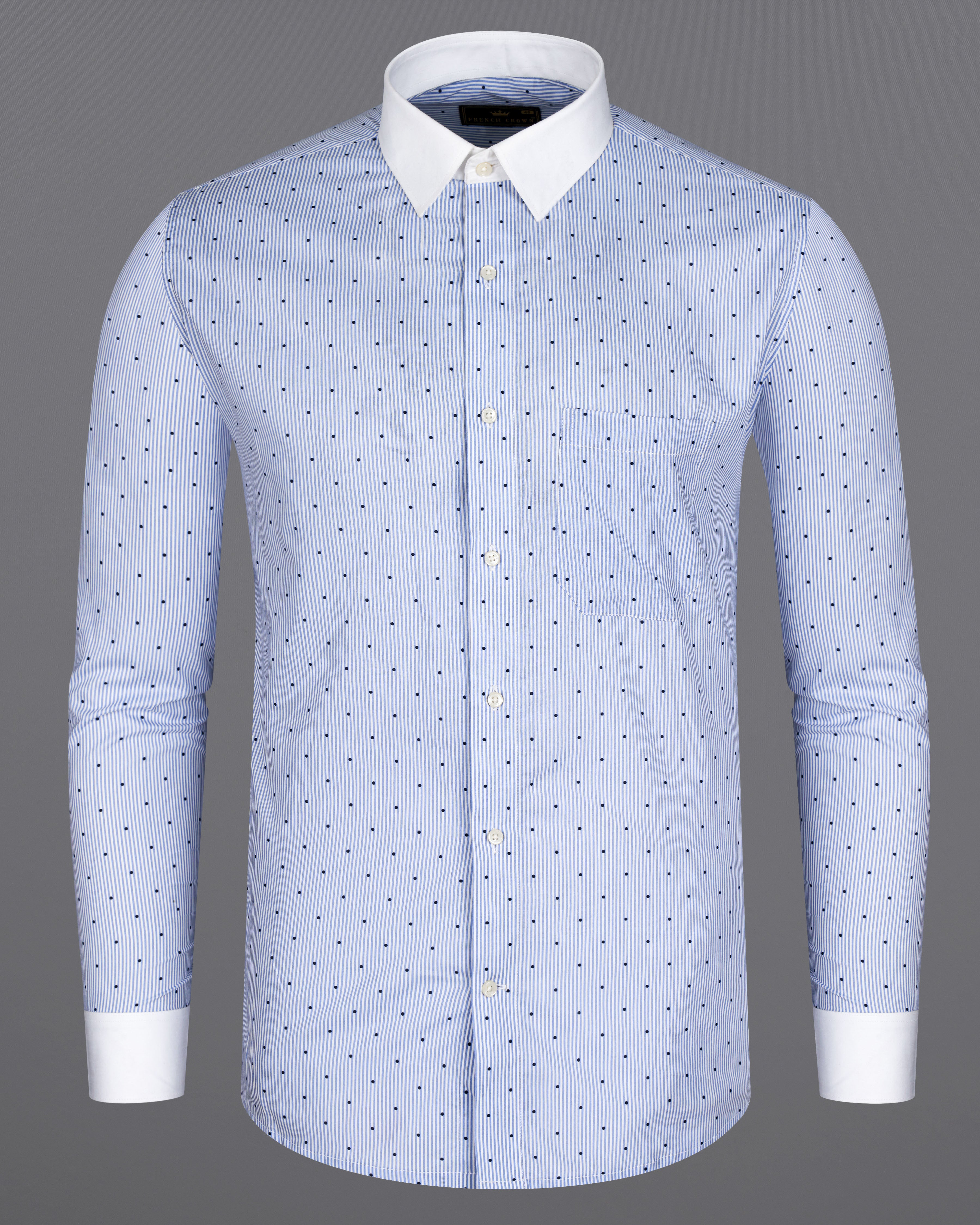 Regent Blue Pinstriped with White Collar Premium Cotton Shirt 8707-WCC-38,8707-WCC-H-38,8707-WCC-39,8707-WCC-H-39,8707-WCC-40,8707-WCC-H-40,8707-WCC-42,8707-WCC-H-42,8707-WCC-44,8707-WCC-H-44,8707-WCC-46,8707-WCC-H-46,8707-WCC-48,8707-WCC-H-48,8707-WCC-50,8707-WCC-H-50,8707-WCC-52,8707-WCC-H-52