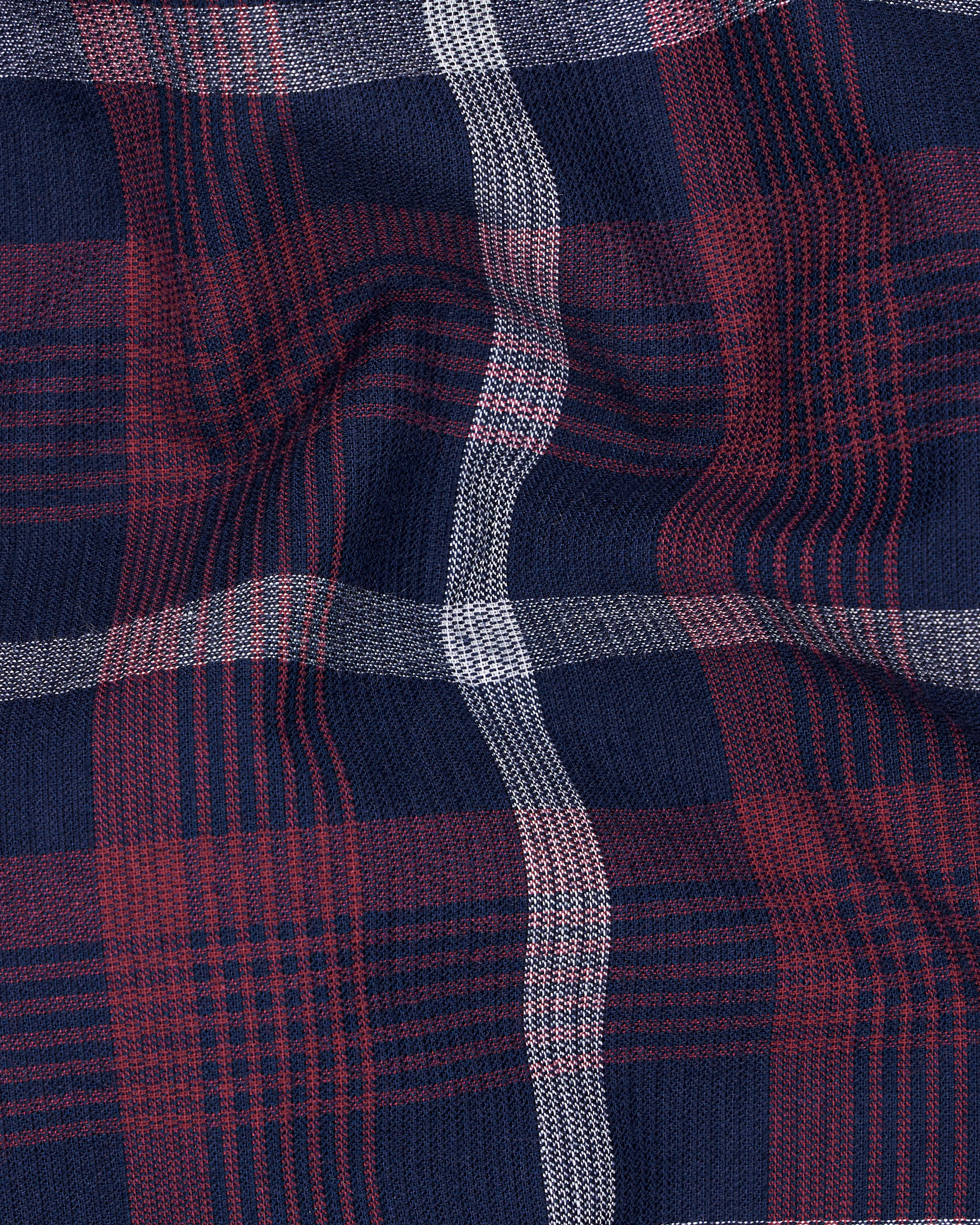 Merlot Red with Haiti Blue Windowpane Heavyweight Corduroy Shirt 8724-38,8724-H-38,8724-39,8724-H-39,8724-40,8724-H-40,8724-42,8724-H-42,8724-44,8724-H-44,8724-46,8724-H-46,8724-48,8724-H-48,8724-50,8724-H-50,8724-52,8724-H-52