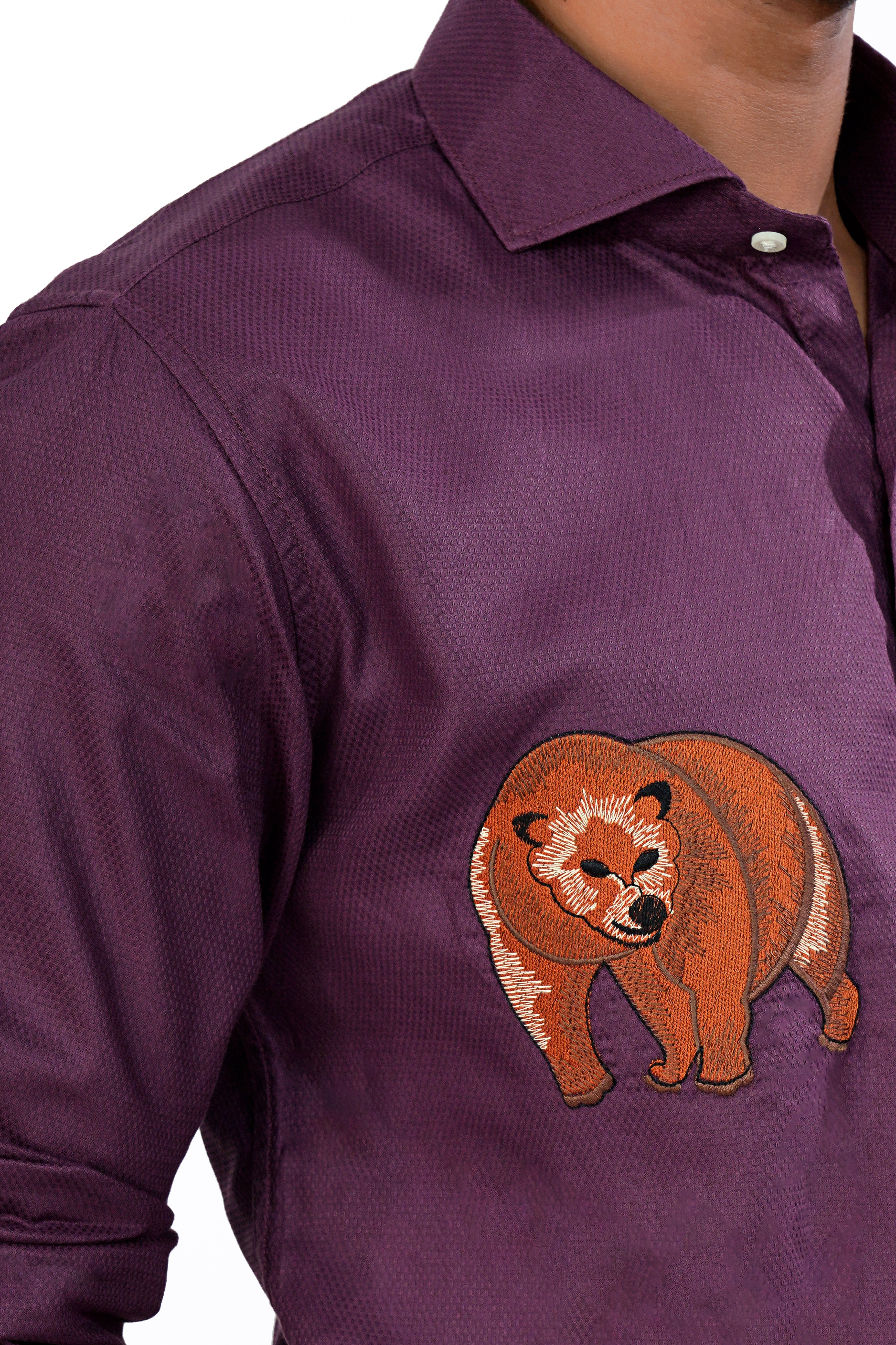 Plum Purple Embroidered Dobby Textured Premium Giza Cotton Designer Shirt 8729-CA-E215-38, 8729-CA-E215-H-38, 8729-CA-E215-39, 8729-CA-E215-H-39, 8729-CA-E215-40, 8729-CA-E215-H-40, 8729-CA-E215-42, 8729-CA-E215-H-42, 8729-CA-E215-44, 8729-CA-E215-H-44, 8729-CA-E215-46, 8729-CA-E215-H-46, 8729-CA-E215-48, 8729-CA-E215-H-48, 8729-CA-E215-50, 8729-CA-E215-H-50, 8729-CA-E215-52, 8729-CA-E215-H-52