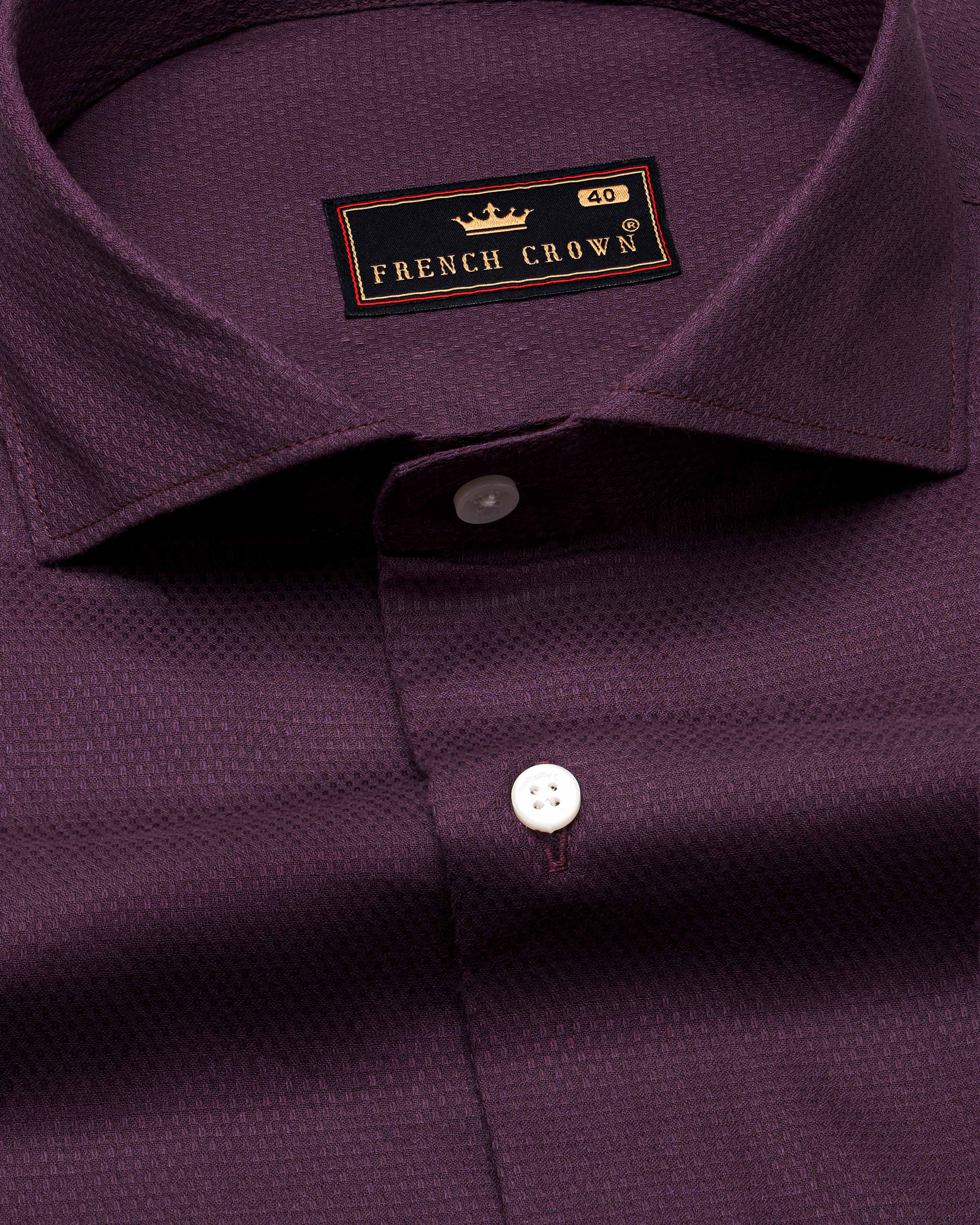 Thunder Maroon Dobby Textured Premium Giza Cotton Shirt 8729-CA-38,8729-CA-H-38,8729-CA-39,8729-CA-H-39,8729-CA-40,8729-CA-H-40,8729-CA-42,8729-CA-H-42,8729-CA-44,8729-CA-H-44,8729-CA-46,8729-CA-H-46,8729-CA-48,8729-CA-H-48,8729-CA-50,8729-CA-H-50,8729-CA-52,8729-CA-H-52