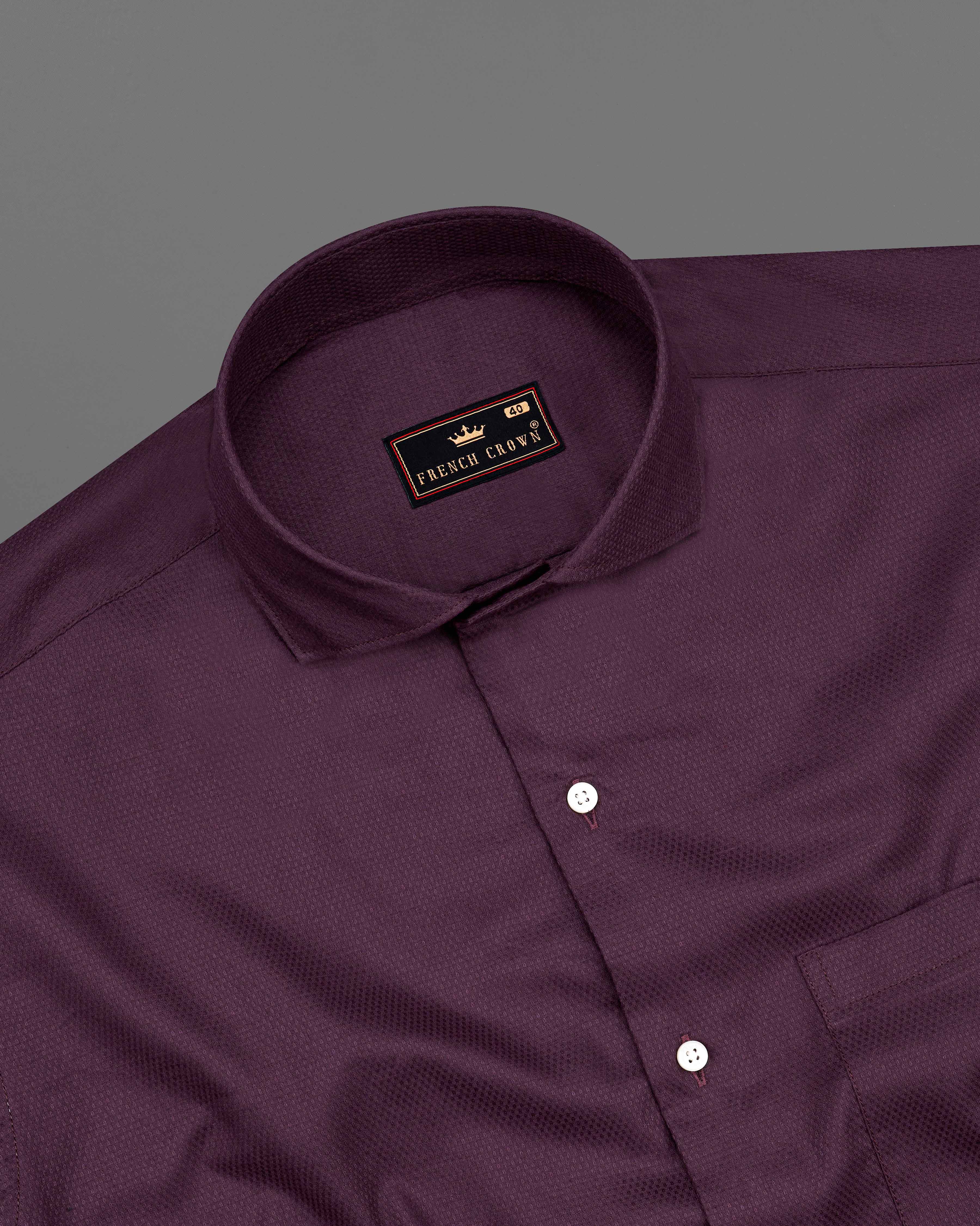 Thunder Maroon Dobby Textured Premium Giza Cotton Shirt 8729-CA-38,8729-CA-H-38,8729-CA-39,8729-CA-H-39,8729-CA-40,8729-CA-H-40,8729-CA-42,8729-CA-H-42,8729-CA-44,8729-CA-H-44,8729-CA-46,8729-CA-H-46,8729-CA-48,8729-CA-H-48,8729-CA-50,8729-CA-H-50,8729-CA-52,8729-CA-H-52
