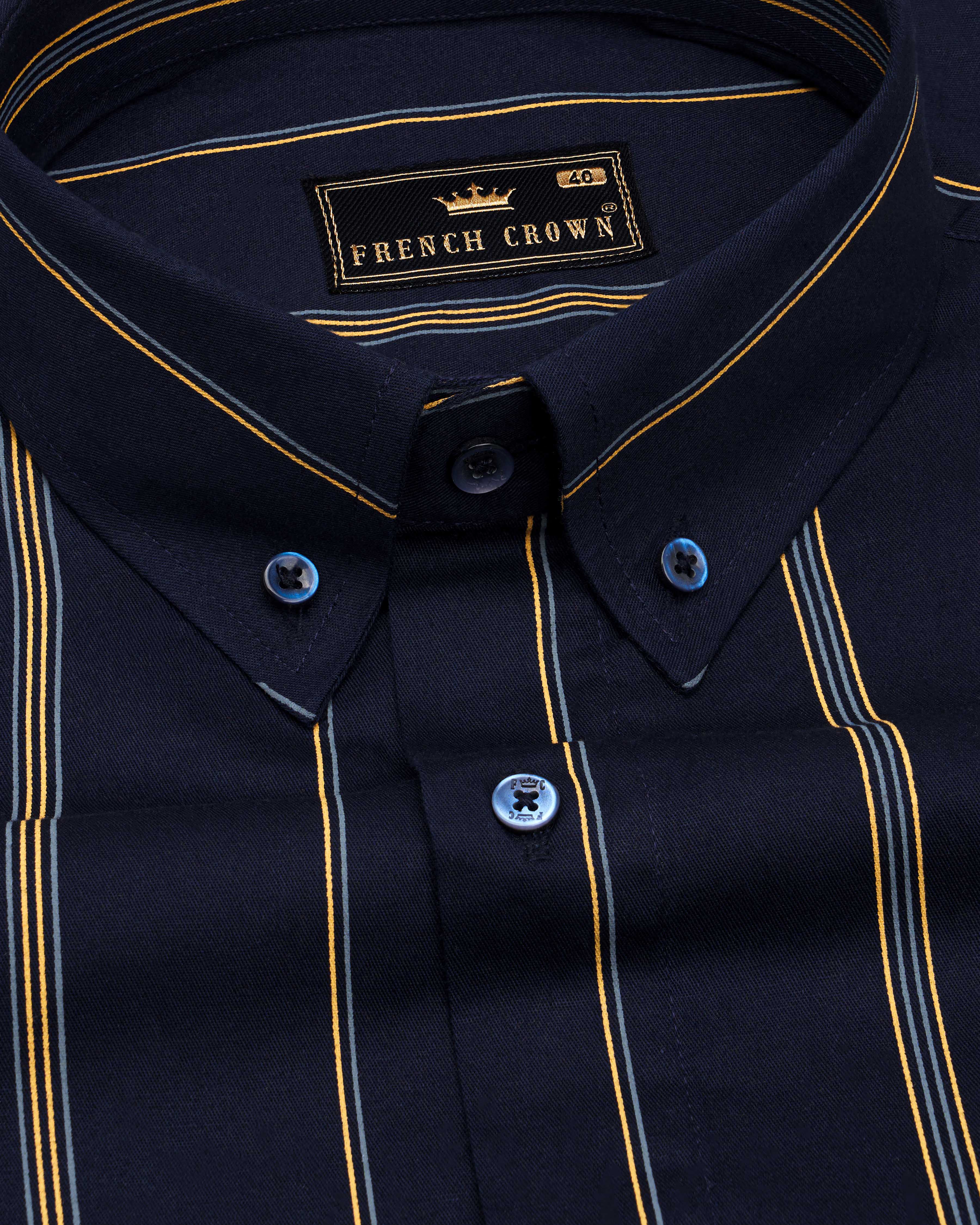 Cinder Black with Porsche Yellow Twill Striped Premium Cotton Shirt 8730-BD-BLE-38,8730-BD-BLE-H-38,8730-BD-BLE-39,8730-BD-BLE-H-39,8730-BD-BLE-40,8730-BD-BLE-H-40,8730-BD-BLE-42,8730-BD-BLE-H-42,8730-BD-BLE-44,8730-BD-BLE-H-44,8730-BD-BLE-46,8730-BD-BLE-H-46,8730-BD-BLE-48,8730-BD-BLE-H-48,8730-BD-BLE-50,8730-BD-BLE-H-50,8730-BD-BLE-52,8730-BD-BLE-H-52