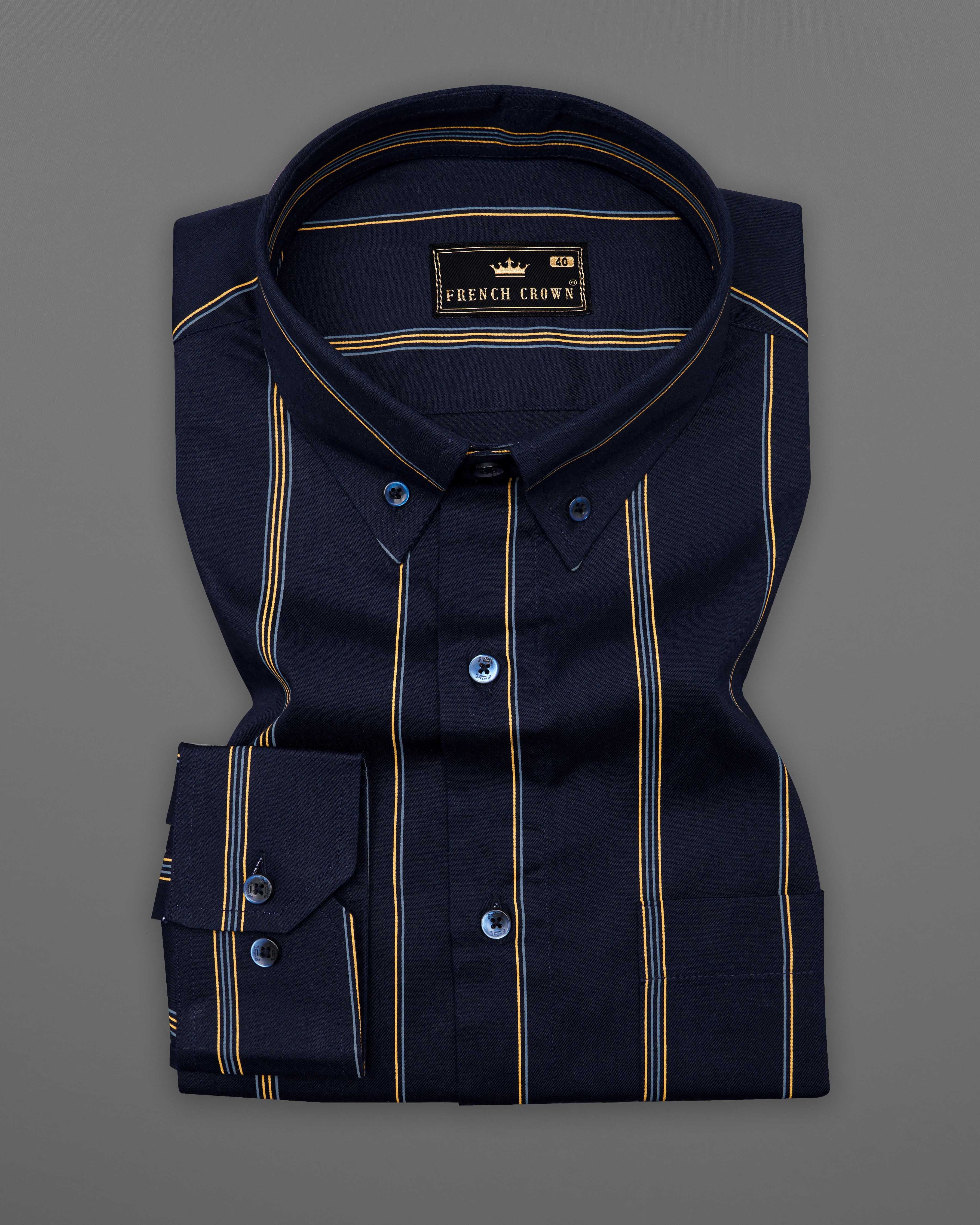 Cinder Black with Porsche Yellow Twill Striped Premium Cotton Shirt 8730-BD-BLE-38,8730-BD-BLE-H-38,8730-BD-BLE-39,8730-BD-BLE-H-39,8730-BD-BLE-40,8730-BD-BLE-H-40,8730-BD-BLE-42,8730-BD-BLE-H-42,8730-BD-BLE-44,8730-BD-BLE-H-44,8730-BD-BLE-46,8730-BD-BLE-H-46,8730-BD-BLE-48,8730-BD-BLE-H-48,8730-BD-BLE-50,8730-BD-BLE-H-50,8730-BD-BLE-52,8730-BD-BLE-H-52