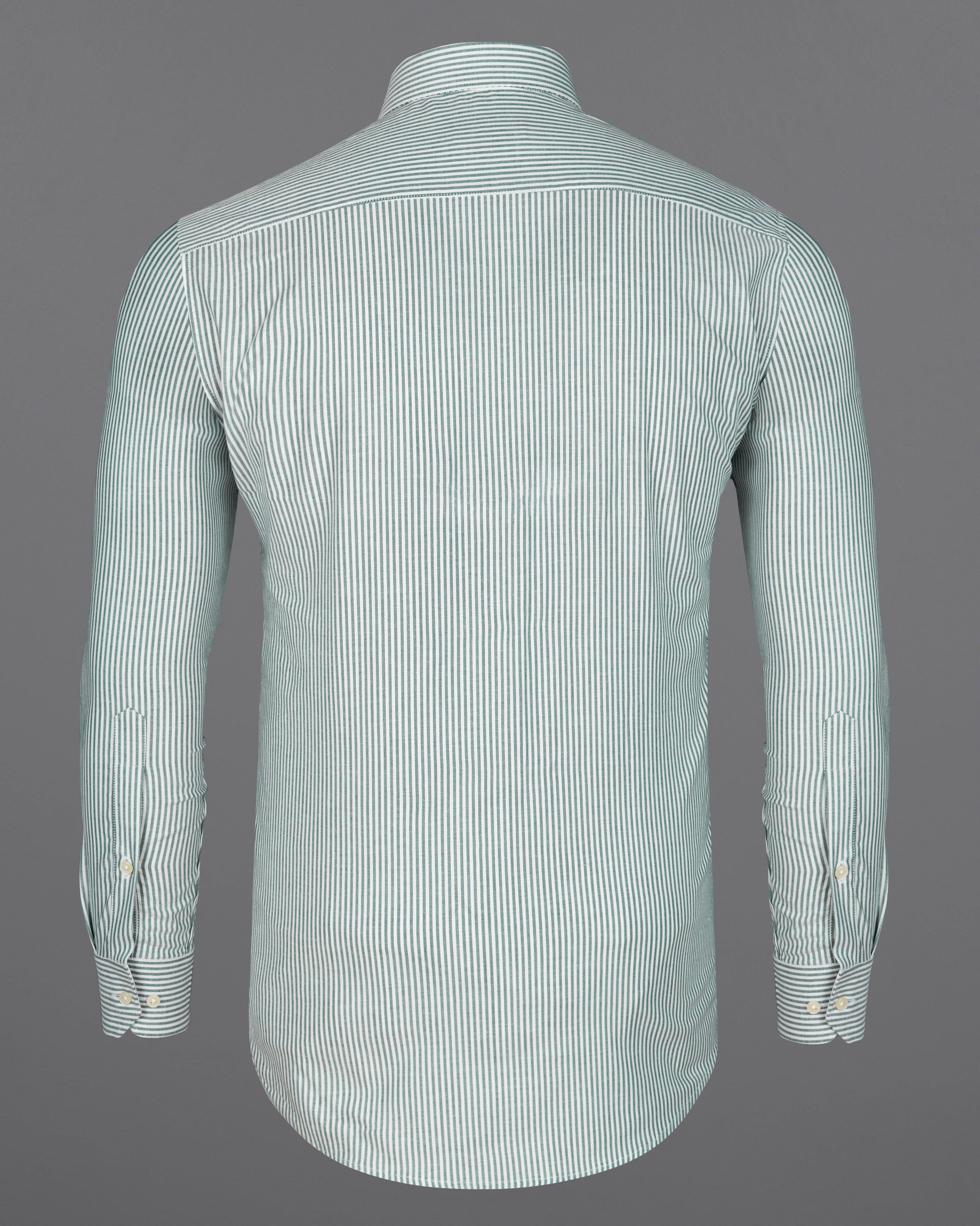 Gunsmoke Green Pinstriped Royal Oxford Shirt 8746-38,8746-H-38,8746-39,8746-H-39,8746-40,8746-H-40,8746-42,8746-H-42,8746-44,8746-H-44,8746-46,8746-H-46,8746-48,8746-H-48,8746-50,8746-H-50,8746-52,8746-H-52