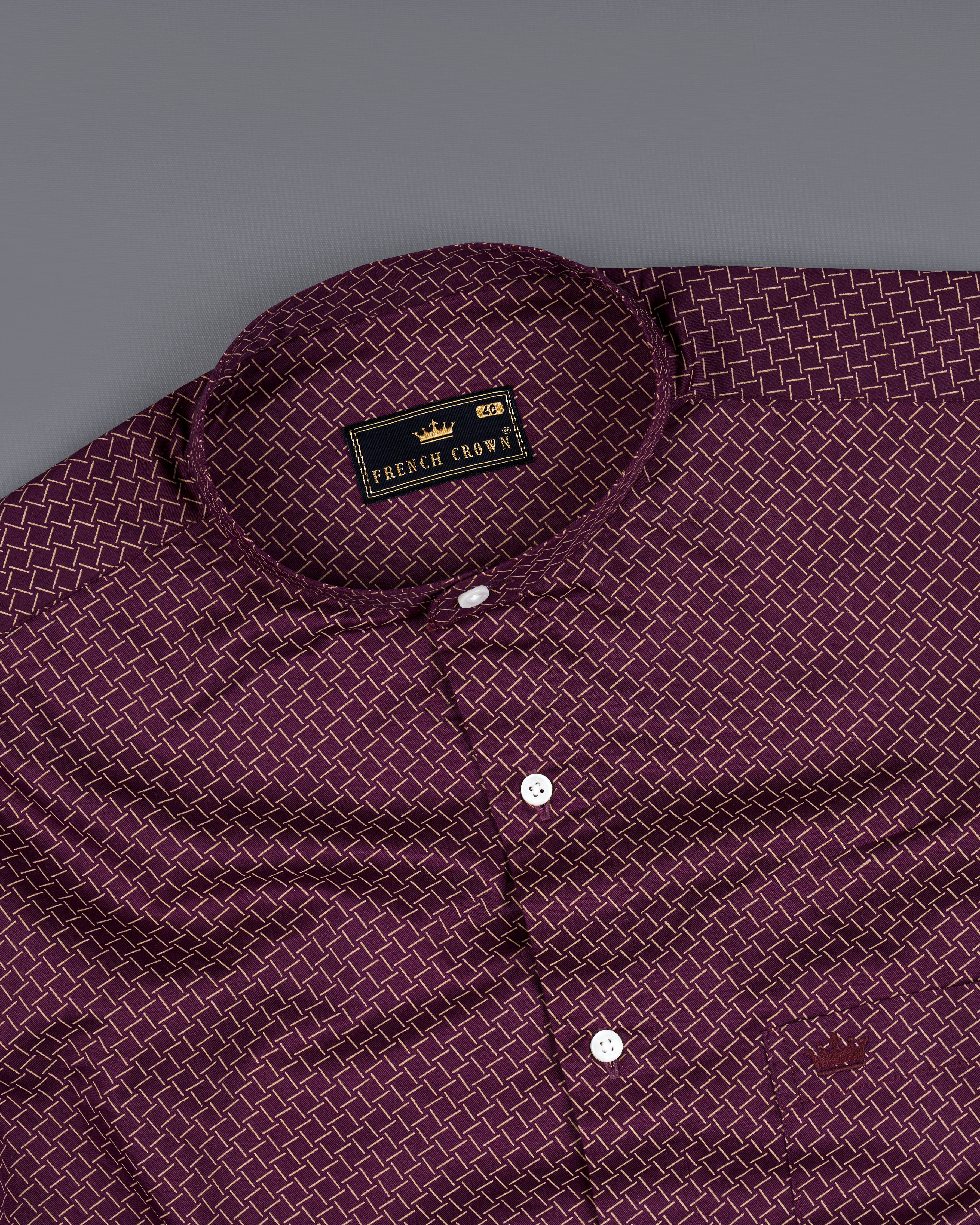 Wine Berry Printed Royal Oxford Shirt  8767-M-38,8767-M-H-38,8767-M-39,8767-M-H-39,8767-M-40,8767-M-H-40,8767-M-42,8767-M-H-42,8767-M-44,8767-M-H-44,8767-M-46,8767-M-H-46,8767-M-48,8767-M-H-48,8767-M-50,8767-M-H-50,8767-M-52,8767-M-H-52