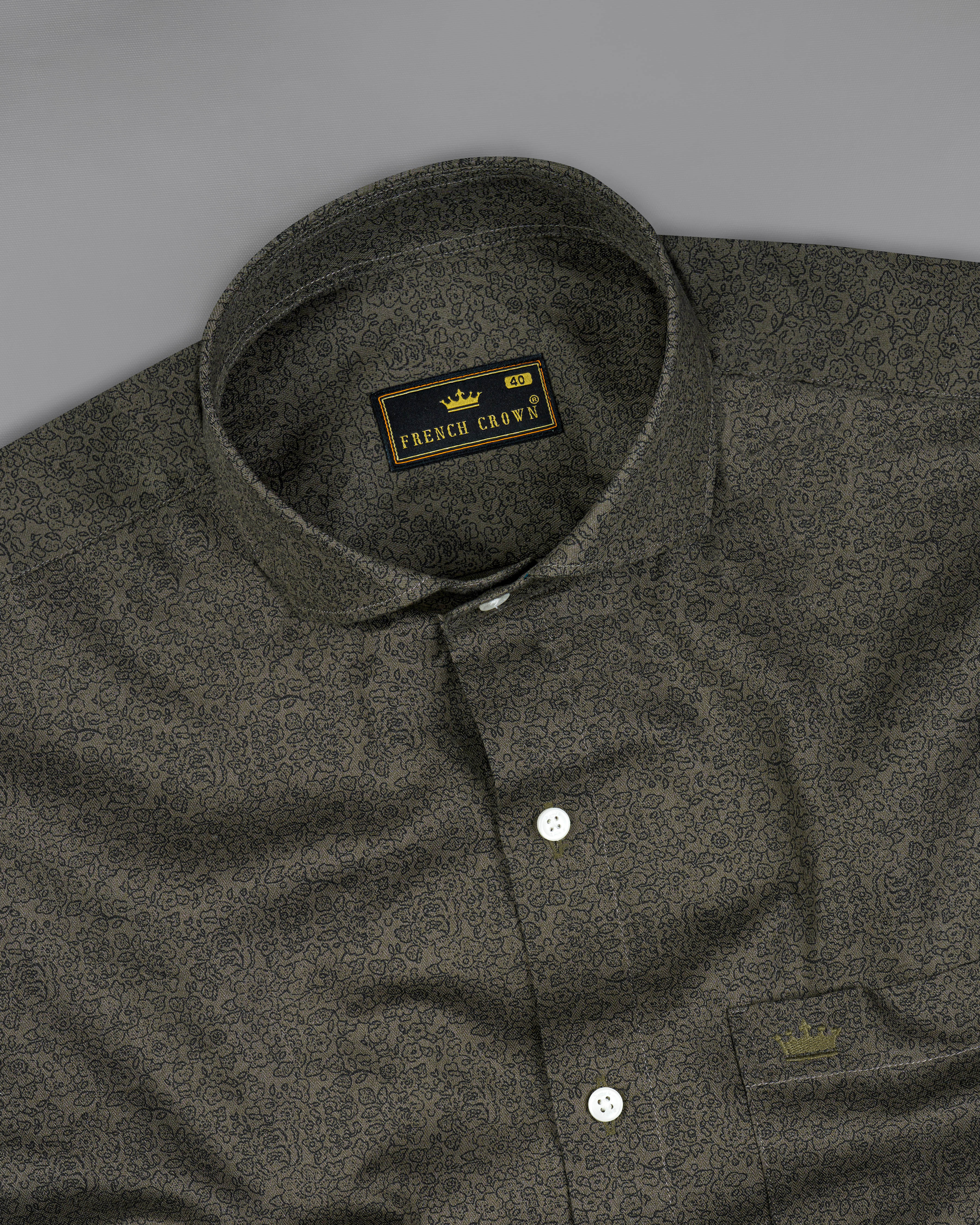 Dorado Brown Ditsy Printed Dobby Premium Giza Cotton Shirt 8779-CA-38,8779-CA-H-38,8779-CA-39,8779-CA-H-39,8779-CA-40,8779-CA-H-40,8779-CA-42,8779-CA-H-42,8779-CA-44,8779-CA-H-44,8779-CA-46,8779-CA-H-46,8779-CA-48,8779-CA-H-48,8779-CA-50,8779-CA-H-50,8779-CA-52,8779-CA-H-52