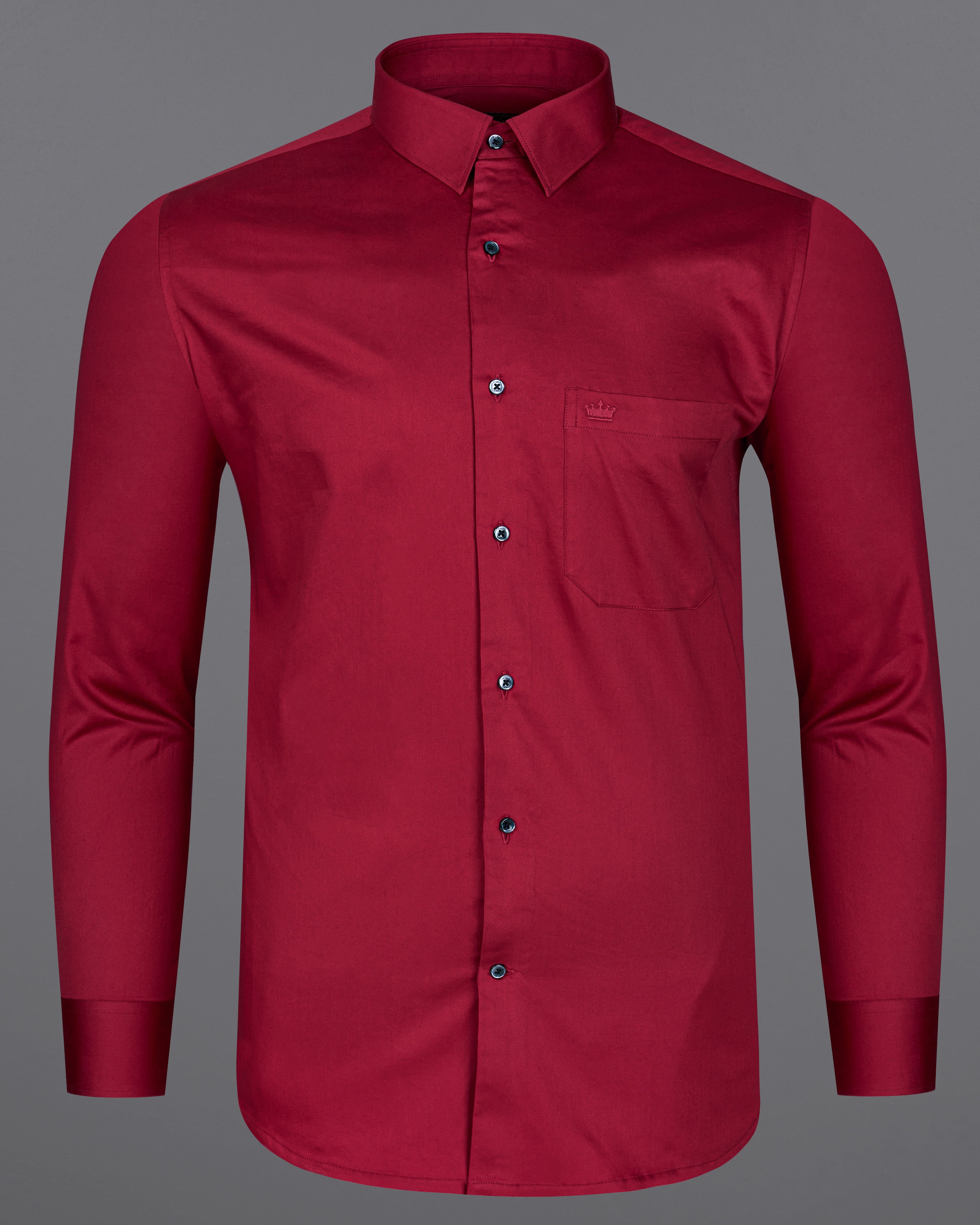 Vivid Auburn Red Super Soft Premium Cotton Shirt 8869-BLK-38, 8869-BLK-H-38,  8869-BLK-39,  8869-BLK-H-39,  8869-BLK-40,  8869-BLK-H-40,  8869-BLK-42,  8869-BLK-H-42,  8869-BLK-44,  8869-BLK-H-44,  8869-BLK-46,  8869-BLK-H-46,  8869-BLK-48,  8869-BLK-H-48,  8869-BLK-50,  8869-BLK-H-50,  8869-BLK-52,  8869-BLK-H-52
