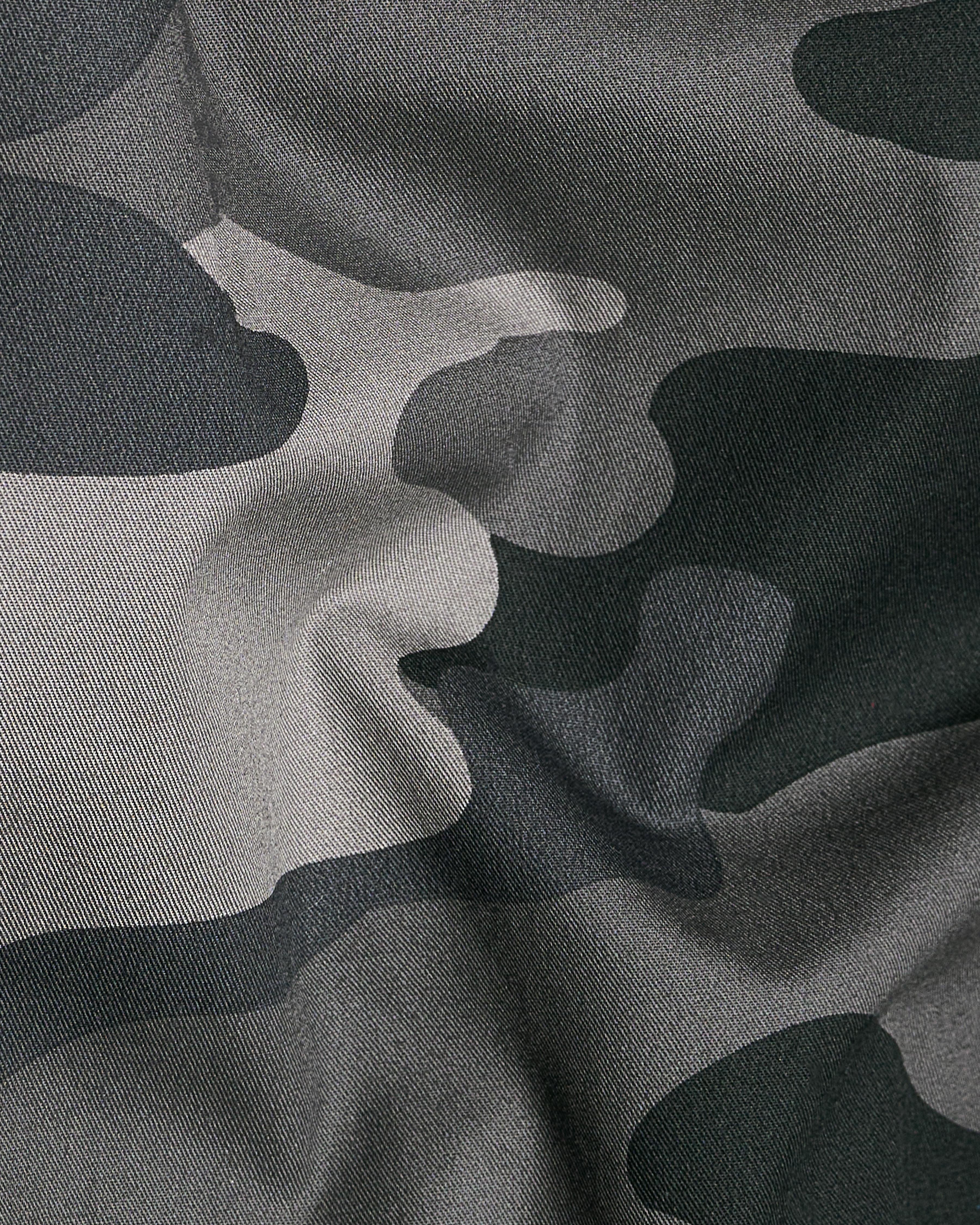 Ironside Gray with Baltic Black Camouflage Printed Royal Oxford Shirt 8892-BD-MB-38, 8892-BD-MB-H-38,  8892-BD-MB-39,  8892-BD-MB-H-39,  8892-BD-MB-40,  8892-BD-MB-H-40,  8892-BD-MB-42,  8892-BD-MB-H-42,  8892-BD-MB-44,  8892-BD-MB-H-44,  8892-BD-MB-46,  8892-BD-MB-H-46,  8892-BD-MB-48,  8892-BD-MB-H-48,  8892-BD-MB-50,  8892-BD-MB-H-50,  8892-BD-MB-52,  8892-BD-MB-H-52
