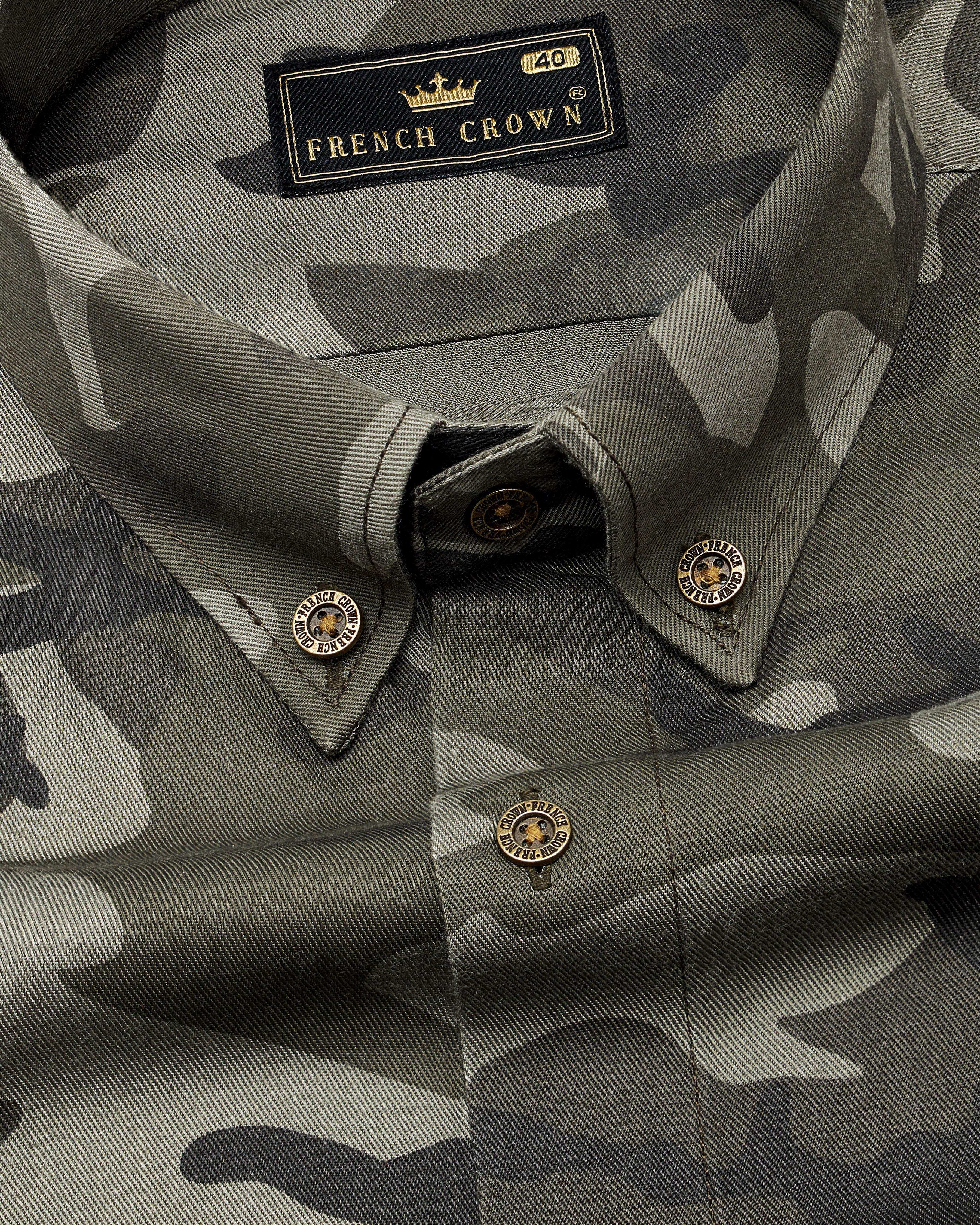 Lunar Green with Concord Gray Camouflage Printed  Premium Tencel Shirt 8895-BD-MB-38, 8895-BD-MB-H-38,  8895-BD-MB-39,  8895-BD-MB-H-39,  8895-BD-MB-40,  8895-BD-MB-H-40,  8895-BD-MB-42,  8895-BD-MB-H-42,  8895-BD-MB-44,  8895-BD-MB-H-44,  8895-BD-MB-46,  8895-BD-MB-H-46,  8895-BD-MB-48,  8895-BD-MB-H-48,  8895-BD-MB-50,  8895-BD-MB-H-50,  8895-BD-MB-52,  8895-BD-MB-H-52