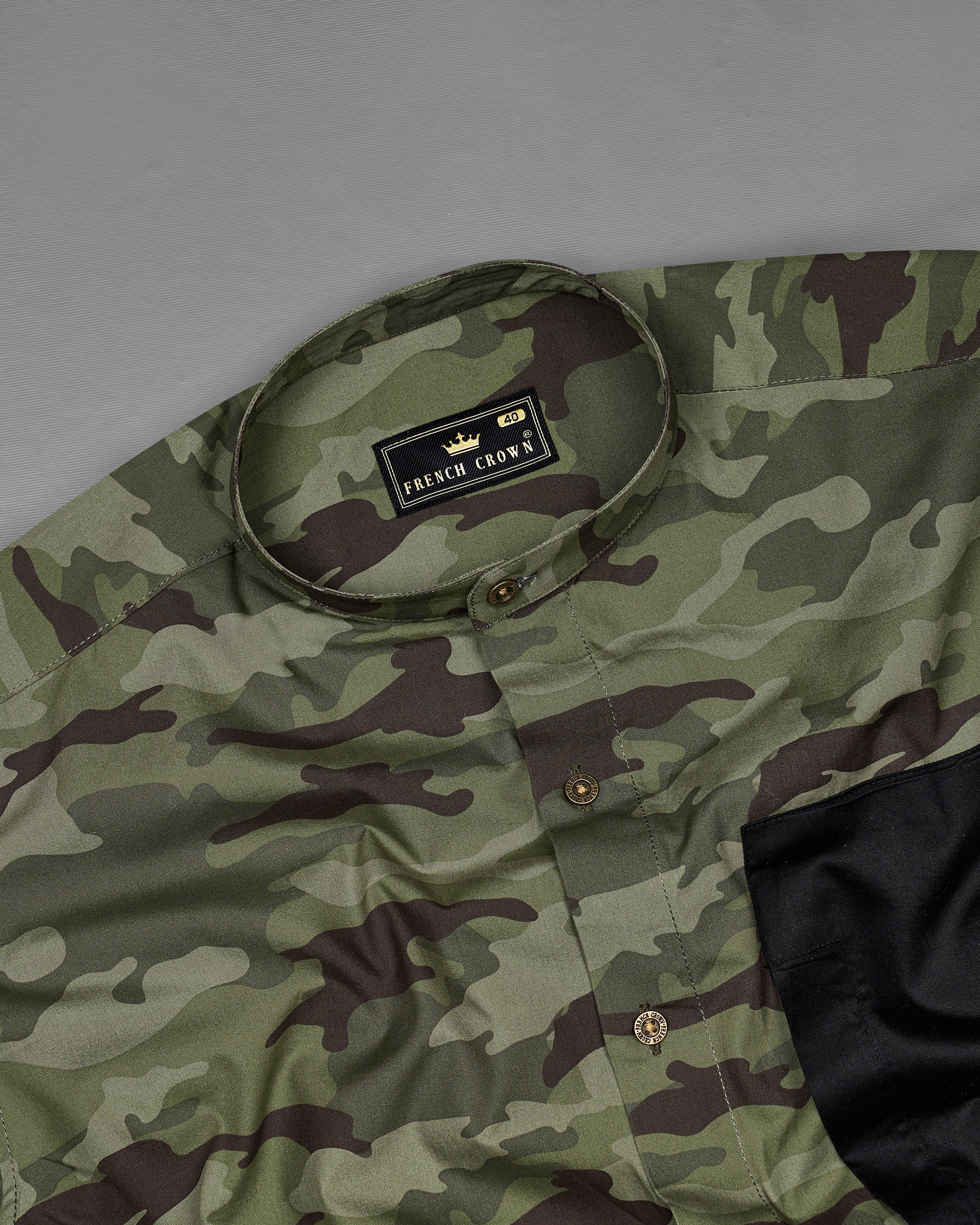 Finch Green with Zeus Brown Camouflage Printed Royal Oxford Designer Shirt 8896-M-MB-P337-38, 8896-M-MB-P337-H-38, 8896-M-MB-P337-39, 8896-M-MB-P337-H-39, 8896-M-MB-P337-40, 8896-M-MB-P337-H-40, 8896-M-MB-P337-42, 8896-M-MB-P337-H-42, 8896-M-MB-P337-44, 8896-M-MB-P337-H-44, 8896-M-MB-P337-46, 8896-M-MB-P337-H-46, 8896-M-MB-P337-48, 8896-M-MB-P337-H-48, 8896-M-MB-P337-50, 8896-M-MB-P337-H-50, 8896-M-MB-P337-52, 8896-M-MB-P337-H-52