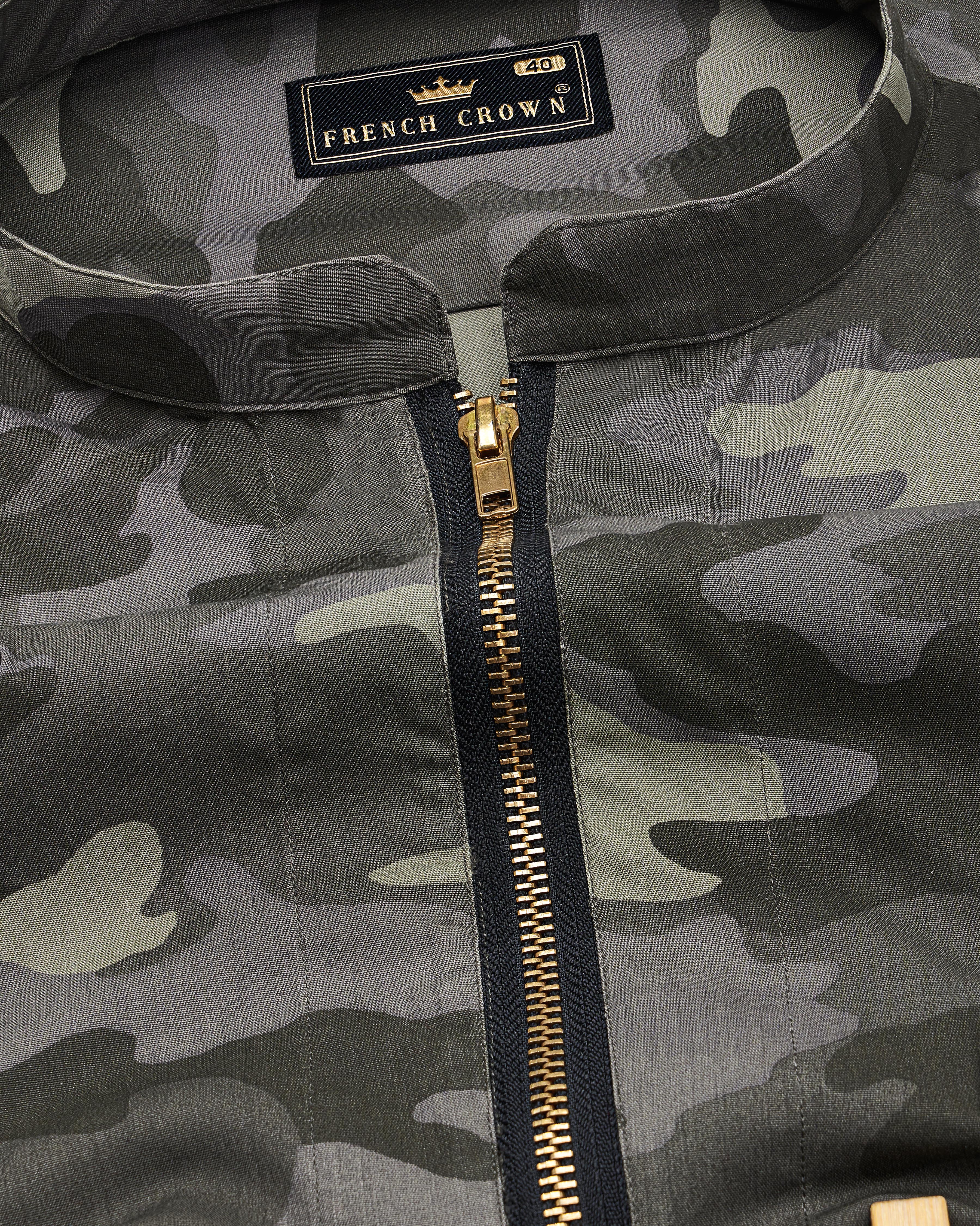 Birch Green with Wenge Gray Camouflage Printed Royal Oxford Designer Shirt 8915-P76-38, 8915-P76-H-38, 8915-P76-39, 8915-P76-H-39, 8915-P76-40, 8915-P76-H-40, 8915-P76-42, 8915-P76-H-42, 8915-P76-44, 8915-P76-H-44, 8915-P76-46, 8915-P76-H-46, 8915-P76-48, 8915-P76-H-48, 8915-P76-50, 8915-P76-H-50, 8915-P76-52, 8915-P76-H-52