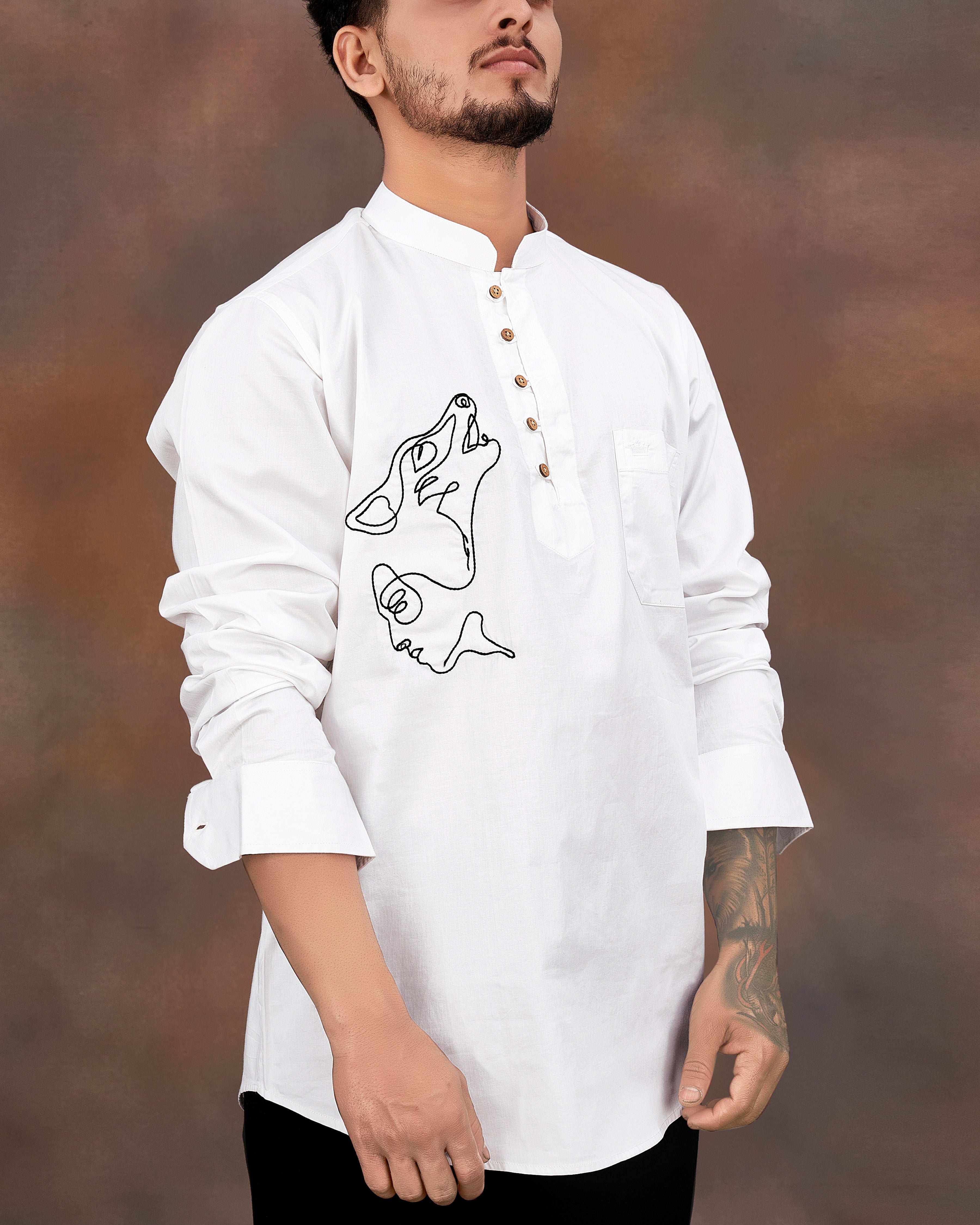 Bright White Embroidered Super Soft Premium Cotton Kurta Shirt 2670-KS-E029-38, 2670-KS-E029-H-38, 2670-KS-E029-39, 2670-KS-E029-H-39, 2670-KS-E029-40, 2670-KS-E029-H-40, 2670-KS-E029-42, 2670-KS-E029-H-42, 2670-KS-E029-44, 2670-KS-E029-H-44, 2670-KS-E029-46, 2670-KS-E029-H-46, 2670-KS-E029-48, 2670-KS-E029-H-48, 2670-KS-E029-50, 2670-KS-E029-H-50, 2670-KS-E029-52, 2670-KS-E029-H-52