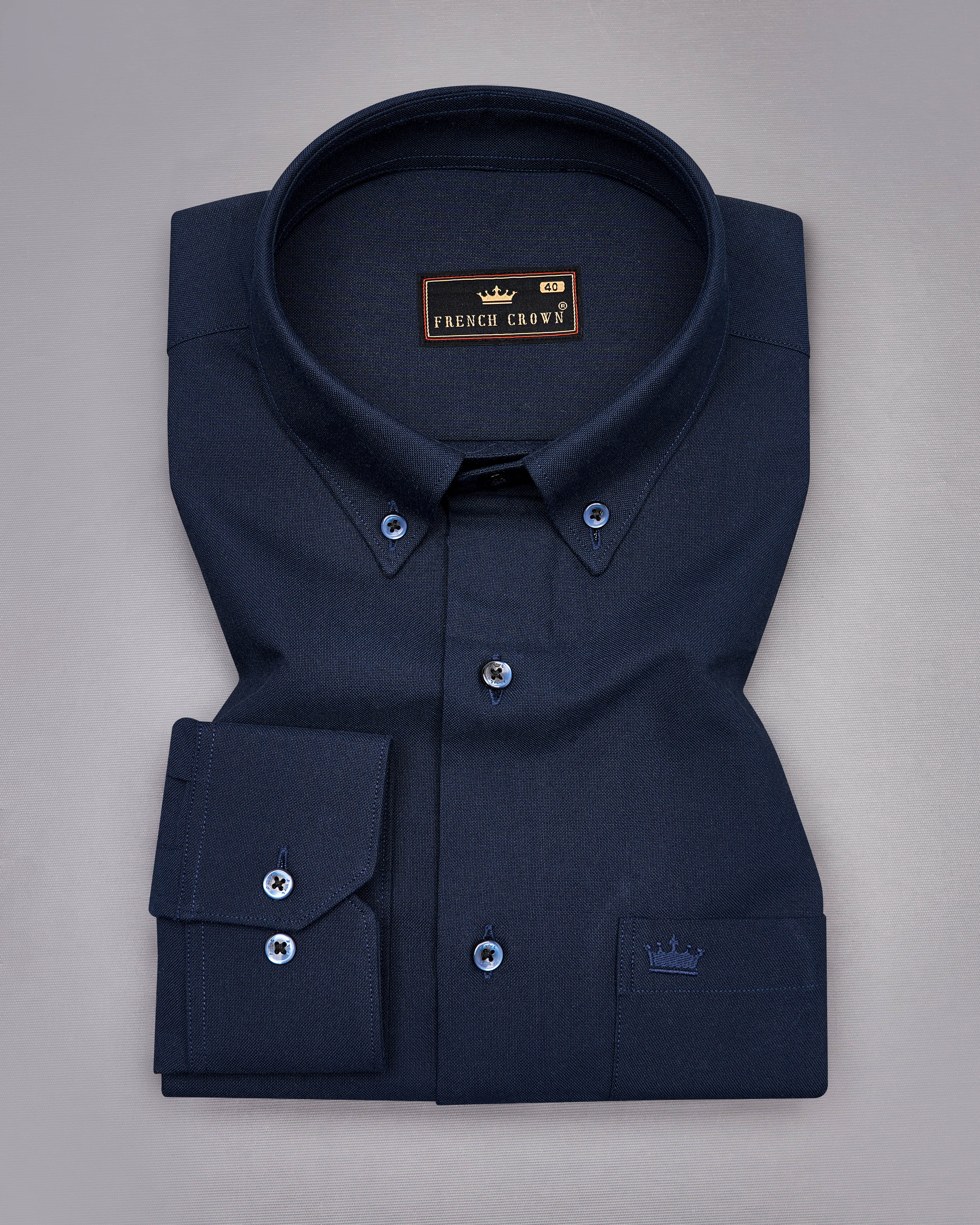 Mirage Blue Royal Oxford Shirt