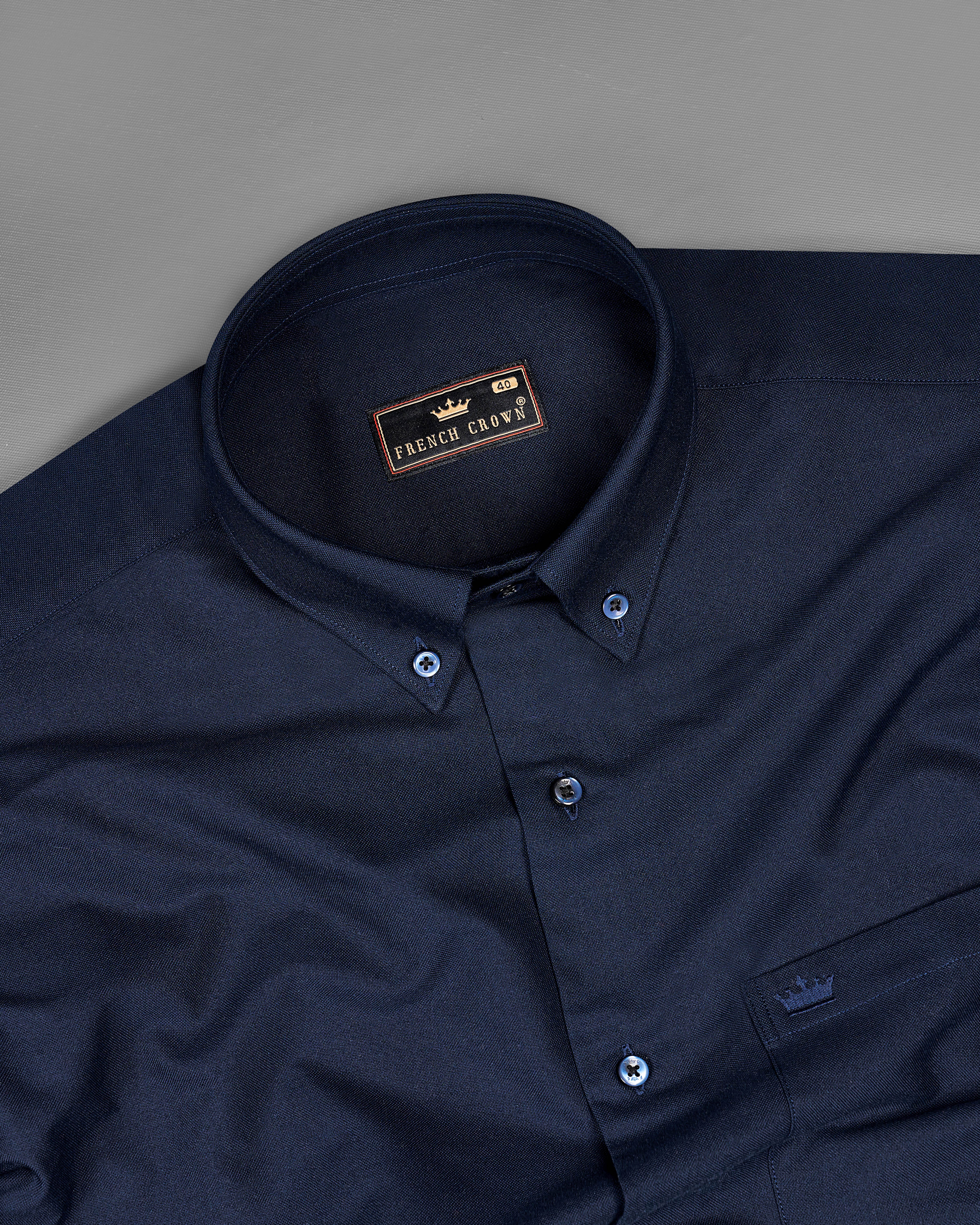 Mirage Blue Royal Oxford Shirt