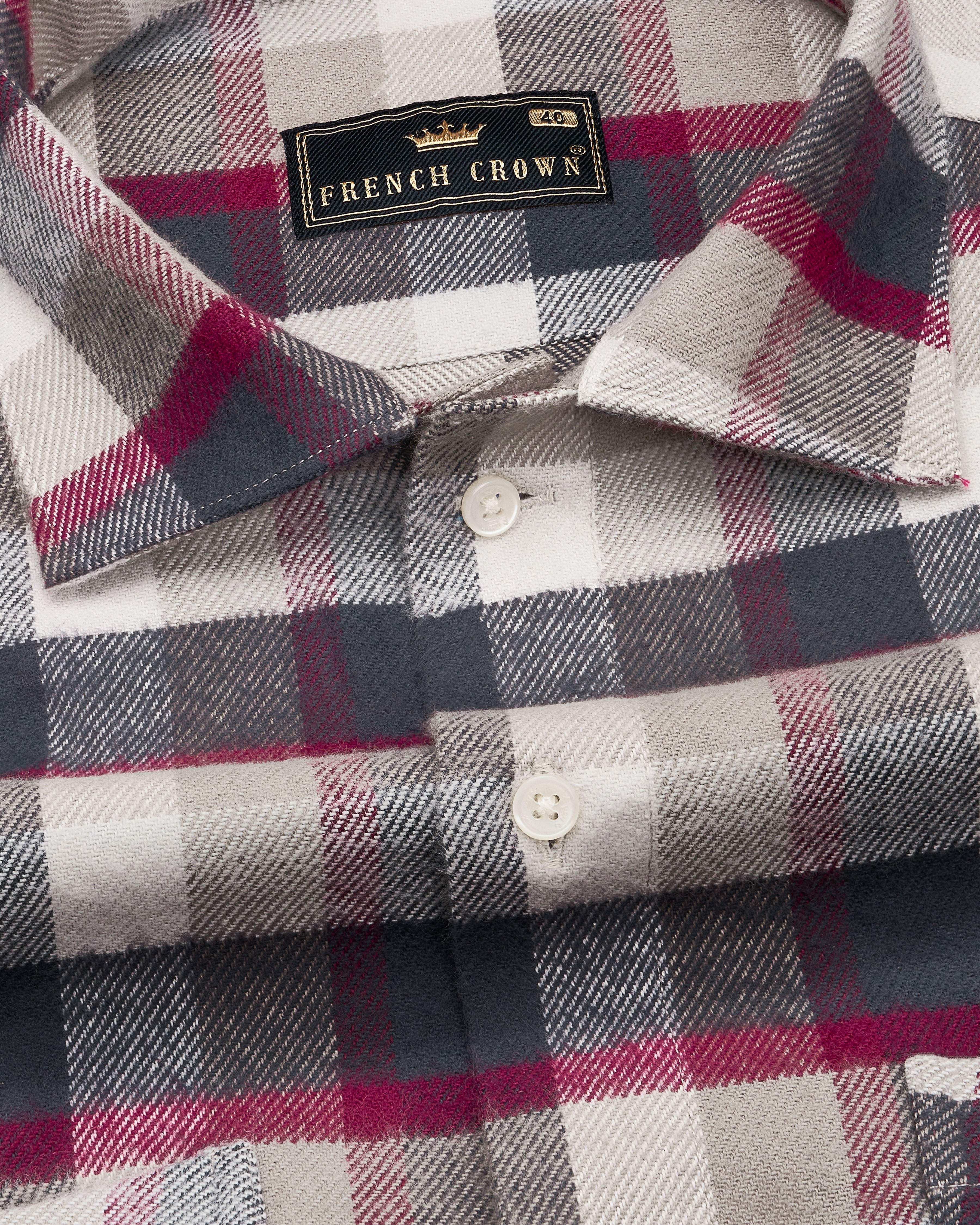 Tuna Gray and Oyster Brown Checked with Brown Patches Flannel Designer Shirt 9058-CA-OS-P133-38, 9058-CA-OS-P133-H-38, 9058-CA-OS-P133-39, 9058-CA-OS-P133-H-39, 9058-CA-OS-P133-40, 9058-CA-OS-P133-H-40, 9058-CA-OS-P133-42, 9058-CA-OS-P133-H-42, 9058-CA-OS-P133-44, 9058-CA-OS-P133-H-44, 9058-CA-OS-P133-46, 9058-CA-OS-P133-H-46, 9058-CA-OS-P133-48, 9058-CA-OS-P133-H-48, 9058-CA-OS-P133-50, 9058-CA-OS-P133-H-50, 9058-CA-OS-P133-52, 9058-CA-OS-P133-H-52