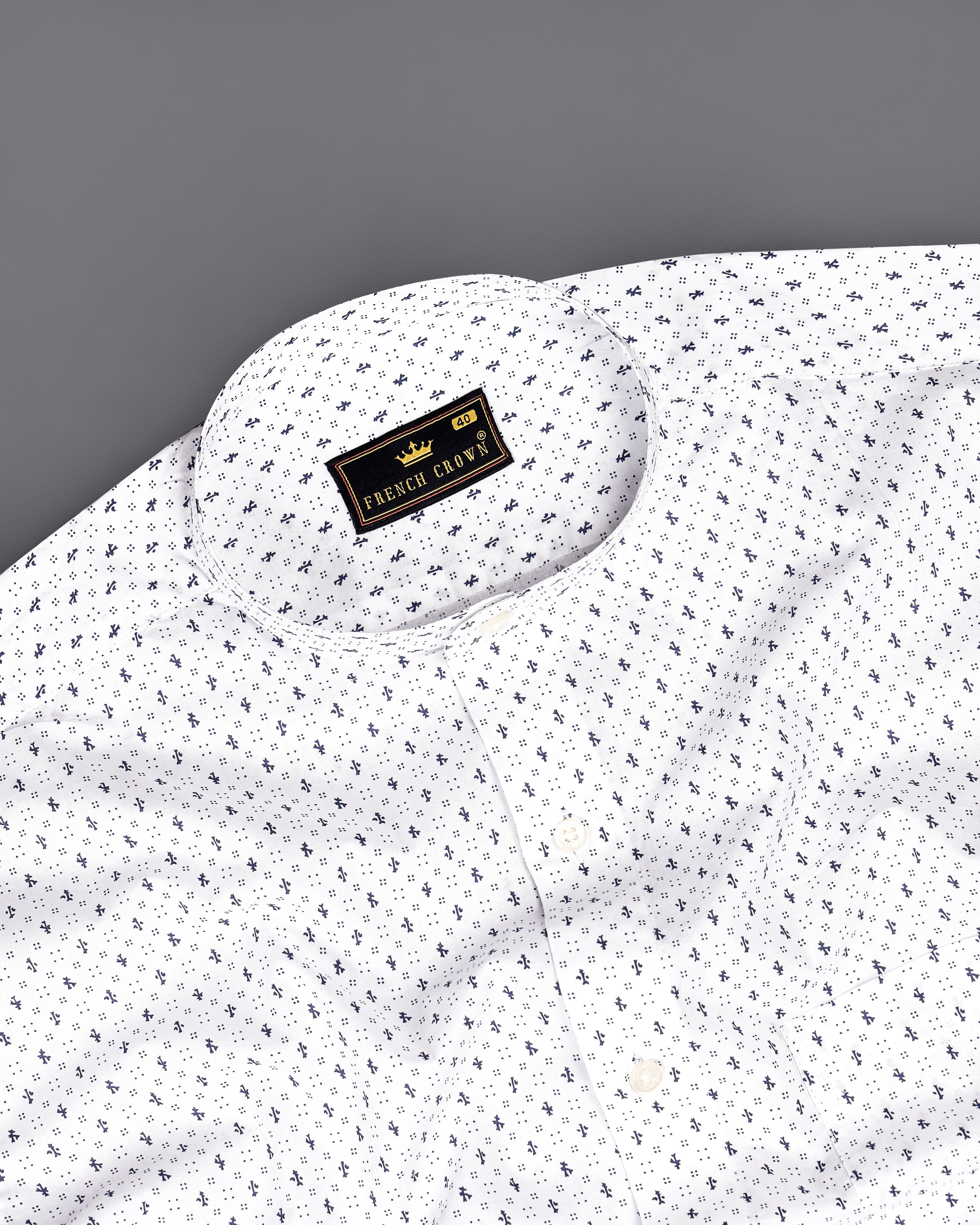 Bright White with Ebony Blue Printed Premium Cotton shirt 9108-M-38,9108-M-H-38,9108-M-39,9108-M-H-39,9108-M-40,9108-M-H-40,9108-M-42,9108-M-H-42,9108-M-44,9108-M-H-44,9108-M-46,9108-M-H-46,9108-M-48,9108-M-H-48,9108-M-50,9108-M-H-50,9108-M-52,9108-M-H-52