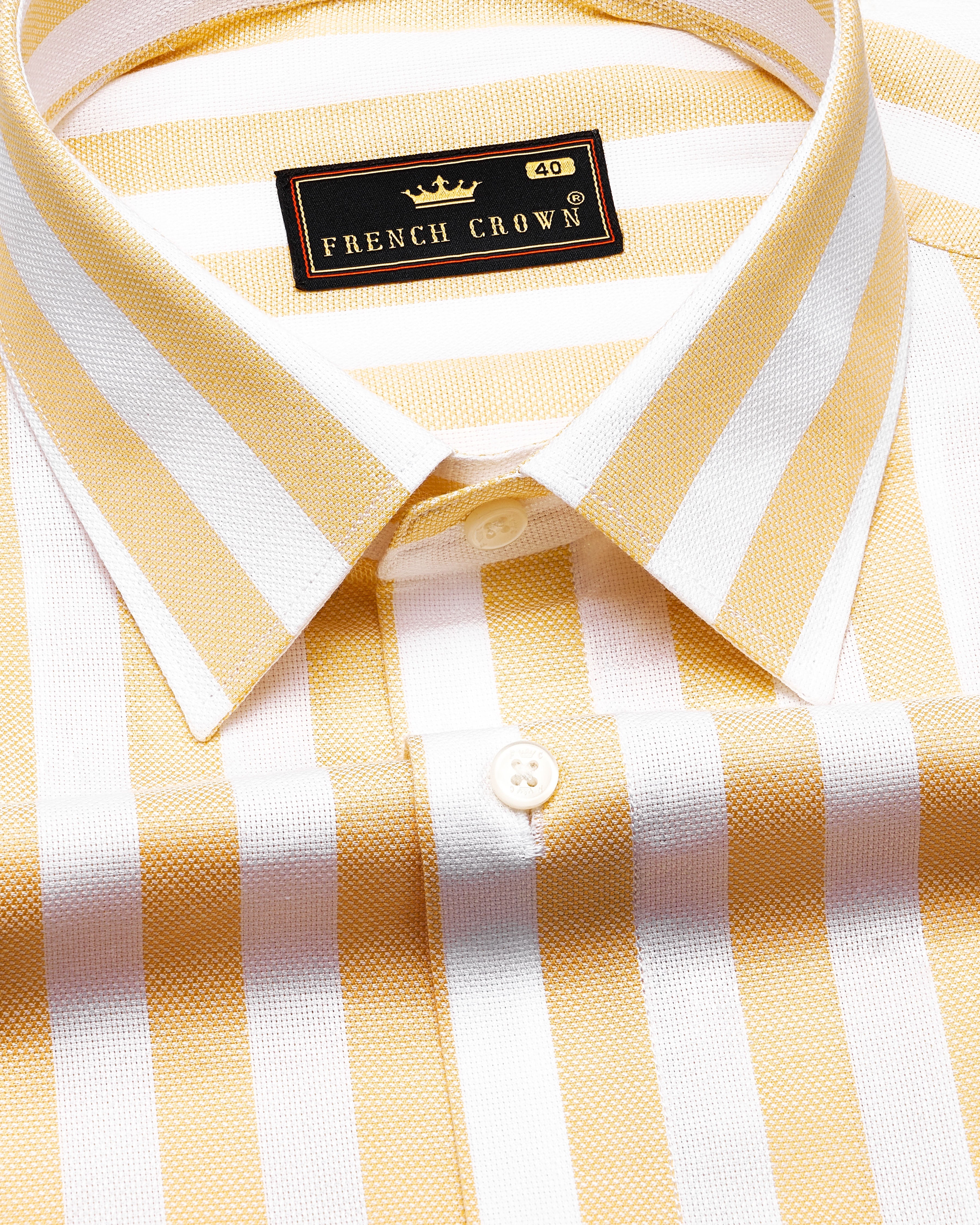 Bright White and Brandy Brown Striped Dobby Textured Premium Giza Cotton Shirt 9114-38,9114-H-38,9114-39,9114-H-39,9114-40,9114-H-40,9114-42,9114-H-42,9114-44,9114-H-44,9114-46,9114-H-46,9114-48,9114-H-48,9114-50,9114-H-50,9114-52,9114-H-52