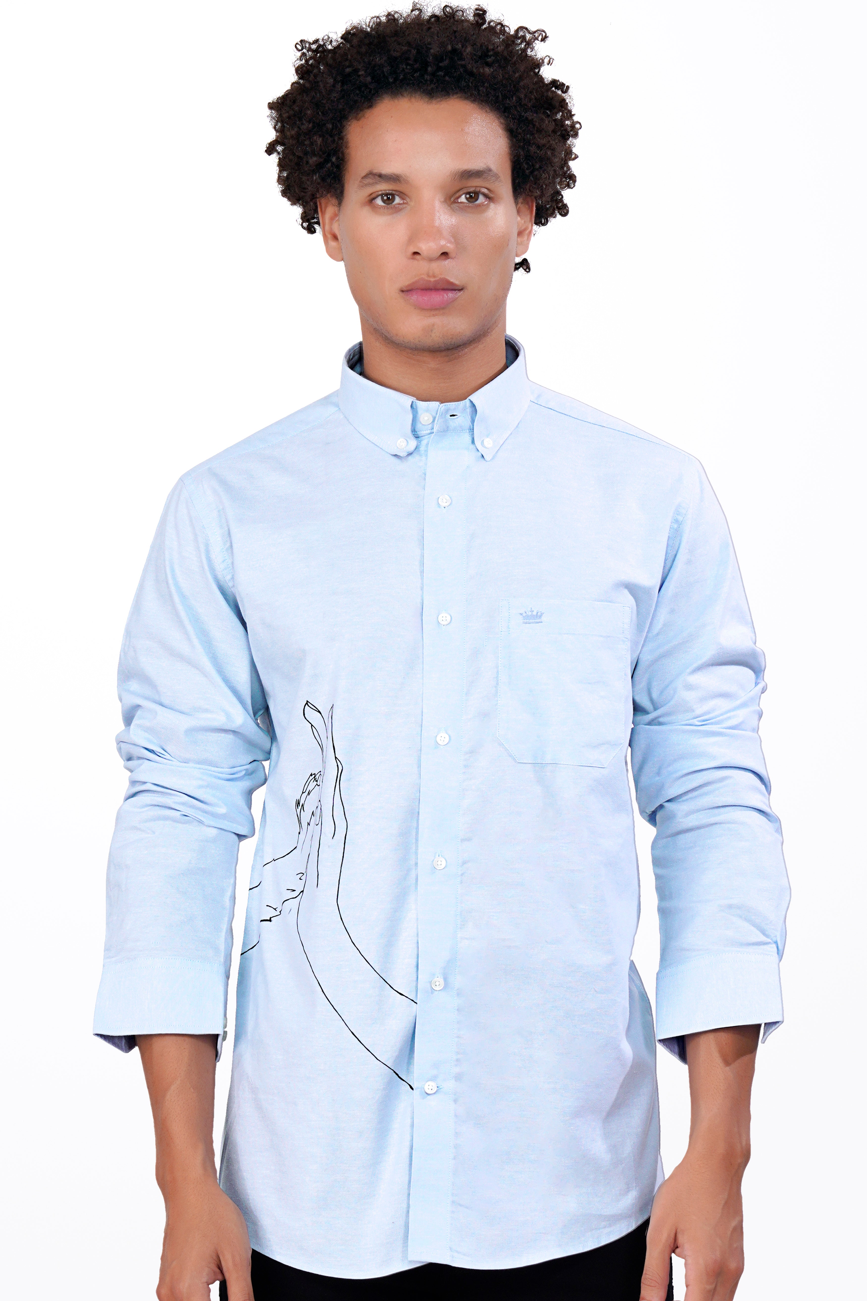 Hawkes Blue Hands Hand Painted Royal Oxford Designer Shirt 9137-BD-ART-38, 9137-BD-ART-H-38, 9137-BD-ART-39, 9137-BD-ART-H-39, 9137-BD-ART-40, 9137-BD-ART-H-40, 9137-BD-ART-42, 9137-BD-ART-H-42, 9137-BD-ART-44, 9137-BD-ART-H-44, 9137-BD-ART-46, 9137-BD-ART-H-46, 9137-BD-ART-48, 9137-BD-ART-H-48, 9137-BD-ART-50, 9137-BD-ART-H-50, 9137-BD-ART-52, 9137-BD-ART-H-52