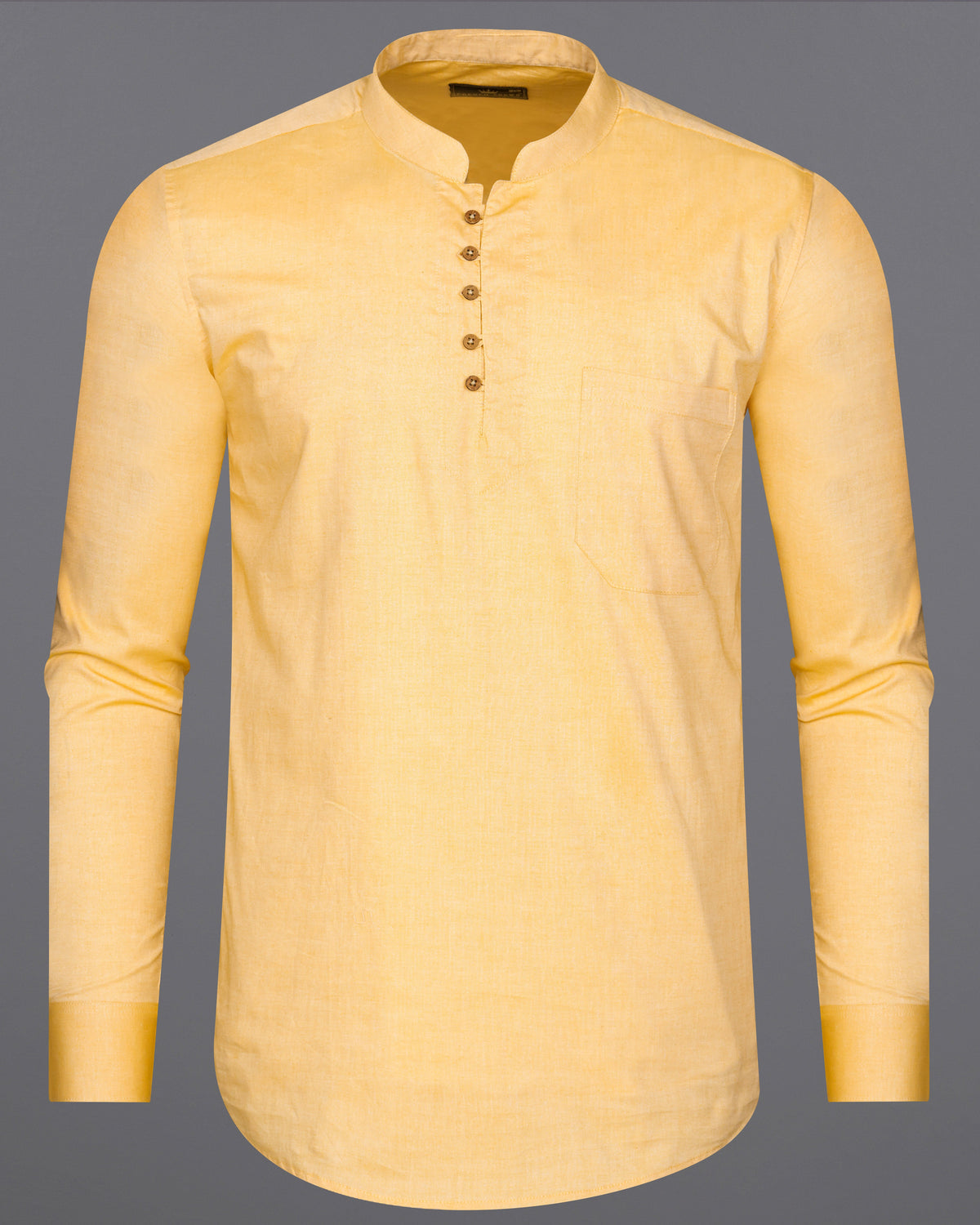 Walnut Yellow Royal Oxford Kurta Shirt 9222-KS-38,9222-KS-H-38,9222-KS-39,9222-KS-H-39,9222-KS-40,9222-KS-H-40,9222-KS-42,9222-KS-H-42,9222-KS-44,9222-KS-H-44,9222-KS-46,9222-KS-H-46,9222-KS-48,9222-KS-H-48,9222-KS-50,9222-KS-H-50,9222-KS-52,9222-KS-H-52
