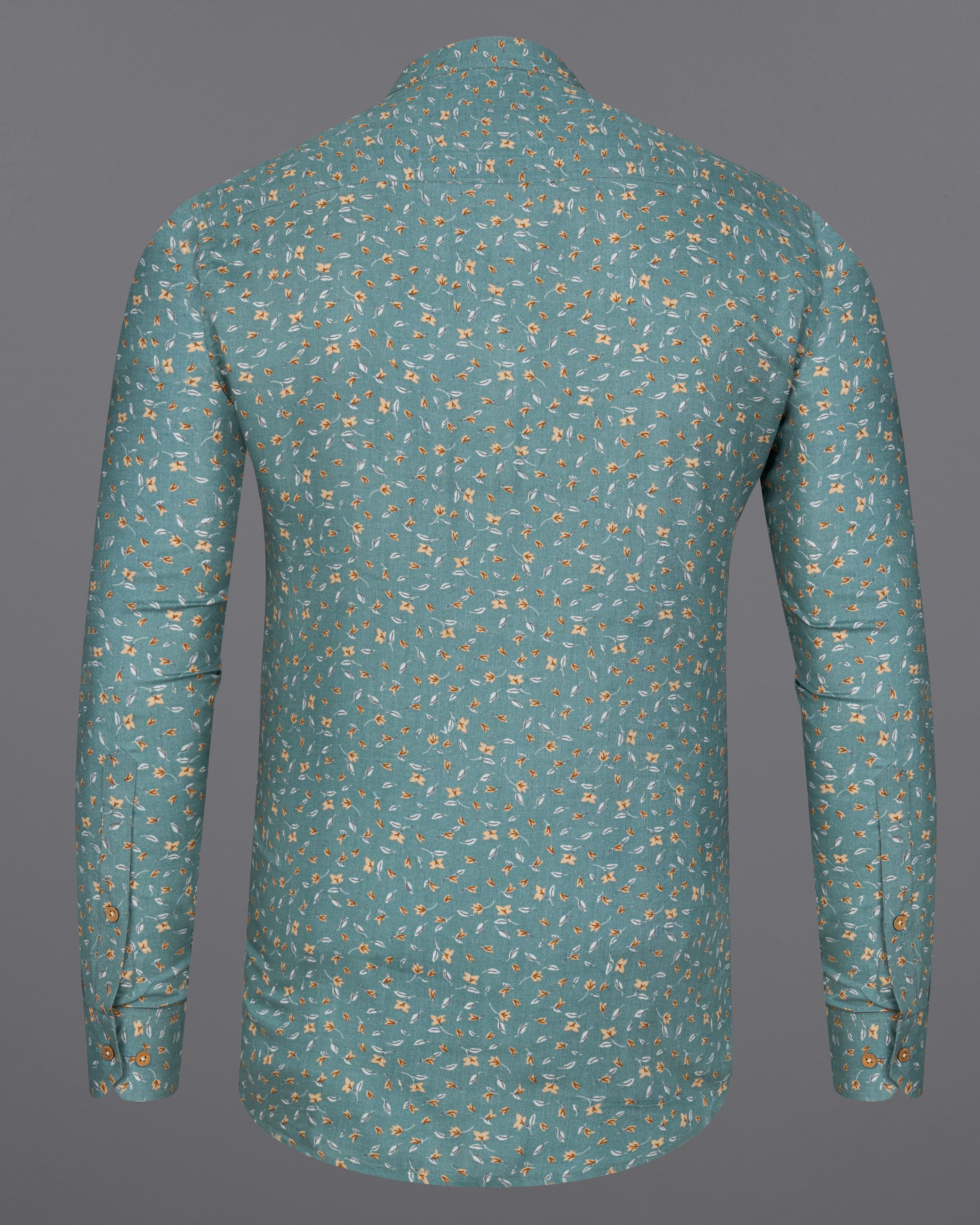 Viridian Green Ditsy Printed Premium Tencel Kurta Shirt 9228-KS-38, 9228-KS-H-38, 9228-KS-39, 9228-KS-H-39, 9228-KS-40, 9228-KS-H-40, 9228-KS-42, 9228-KS-H-42, 9228-KS-44, 9228-KS-H-44, 9228-KS-46, 9228-KS-H-46, 9228-KS-48, 9228-KS-H-48, 9228-KS-50, 9228-KS-H-50, 9228-KS-52, 9228-KS-H-52