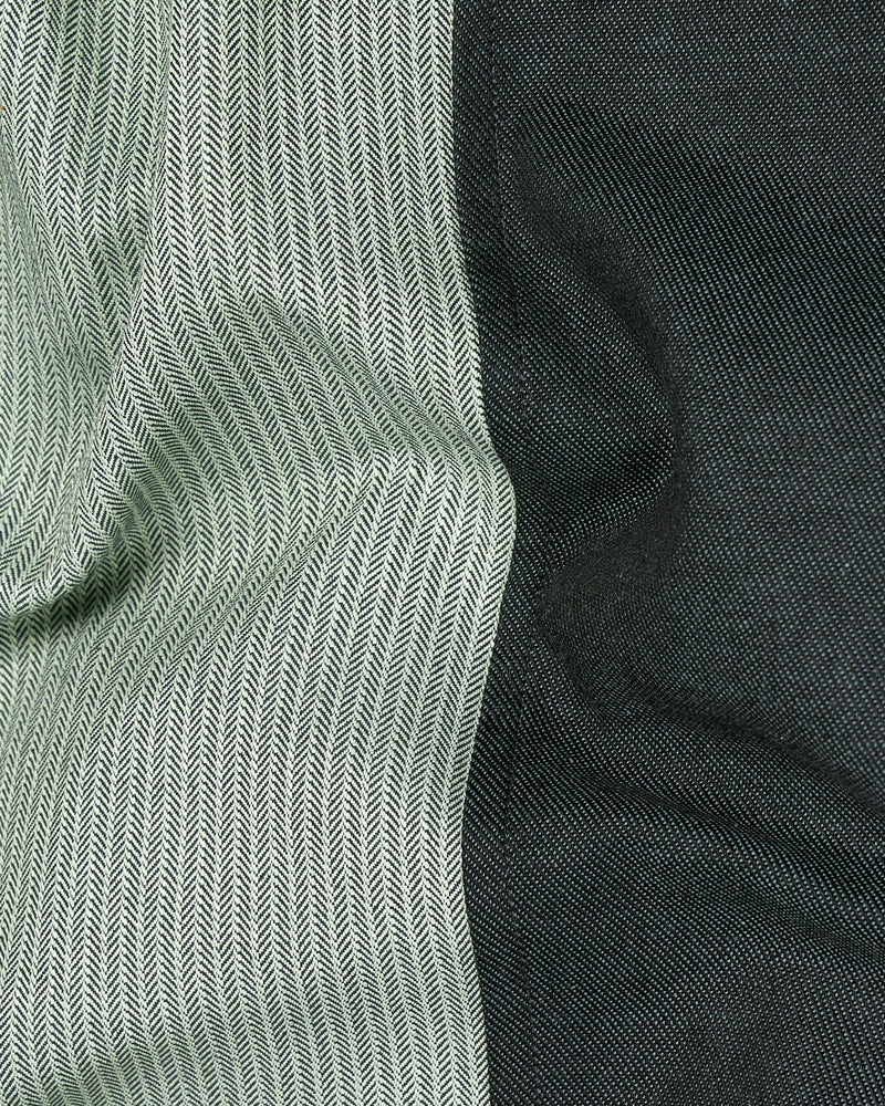 Gunmetal with Edgewater Green Twill Premium Cotton Designer Shirt 9266-CC-P192-38,9266-CC-P192-H-38,9266-CC-P192-39,9266-CC-P192-H-39,9266-CC-P192-40,9266-CC-P192-H-40,9266-CC-P192-42,9266-CC-P192-H-42,9266-CC-P192-44,9266-CC-P192-H-44,9266-CC-P192-46,9266-CC-P192-H-46,9266-CC-P192-48,9266-CC-P192-H-48,9266-CC-P192-50,9266-CC-P192-H-50,9266-CC-P192-52,9266-CC-P192-H-52