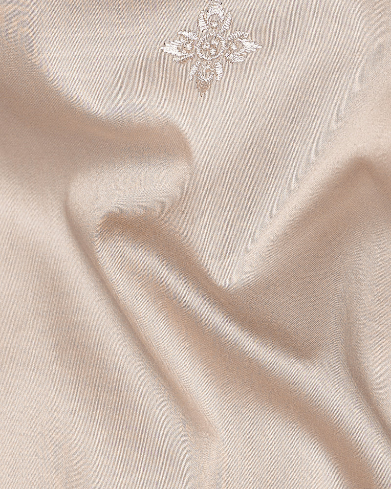 Pastel Brown Embroidered Super Soft Premium Cotton Shirt 9296-38,9296-H-38,9296-39,9296-H-39,9296-40,9296-H-40,9296-42,9296-H-42,9296-44,9296-H-44,9296-46,9296-H-46,9296-48,9296-H-48,9296-50,9296-H-50,9296-52,9296-H-52