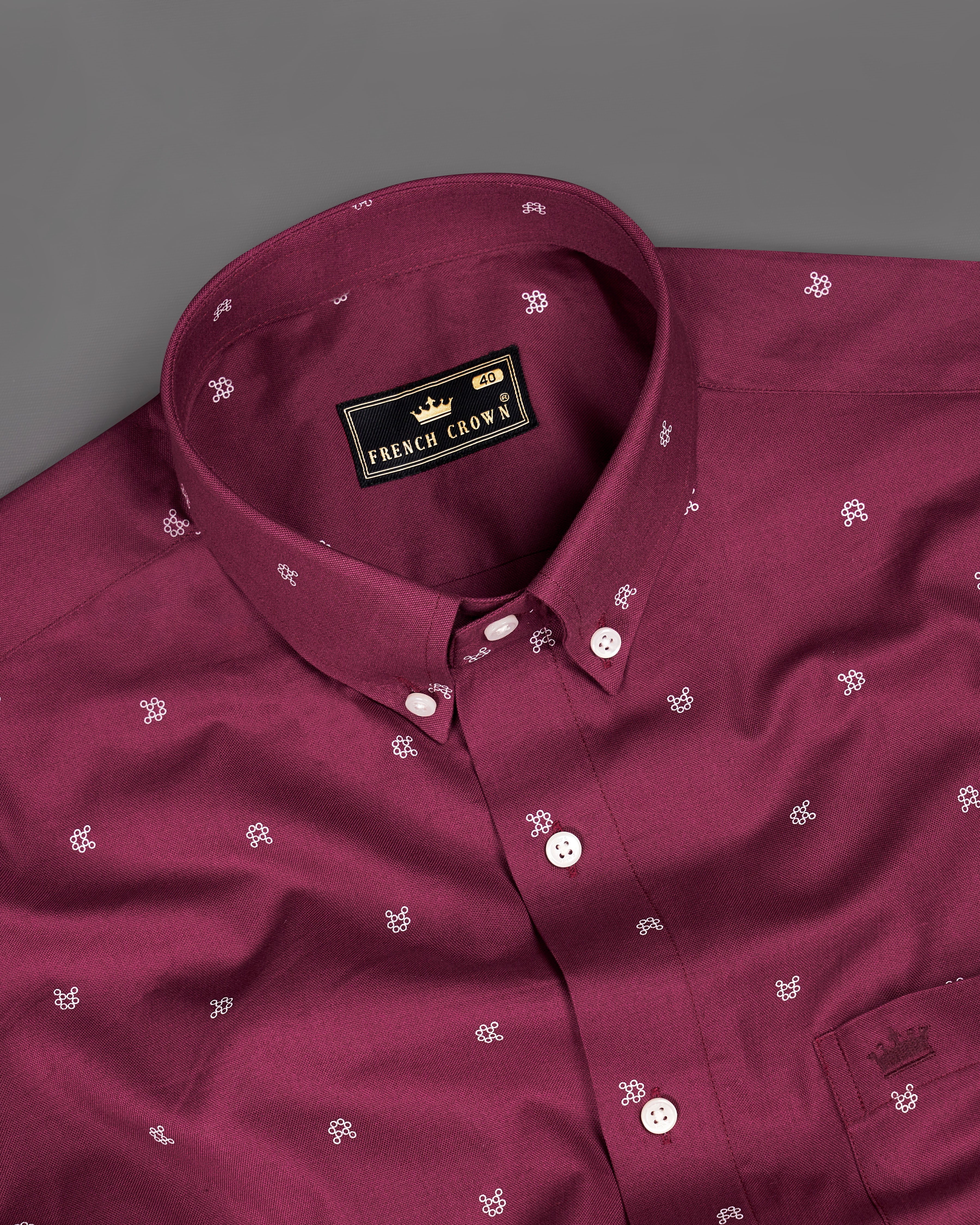 Mauve Maroon and White Royal Oxford Shirt 9329-BD-38, 9329-BD-H-38, 9329-BD-39, 9329-BD-H-39, 9329-BD-40, 9329-BD-H-40, 9329-BD-42, 9329-BD-H-42, 9329-BD-44, 9329-BD-H-44, 9329-BD-46, 9329-BD-H-46, 9329-BD-48, 9329-BD-H-48, 9329-BD-50, 9329-BD-H-50, 9329-BD-52, 9329-BD-H-52