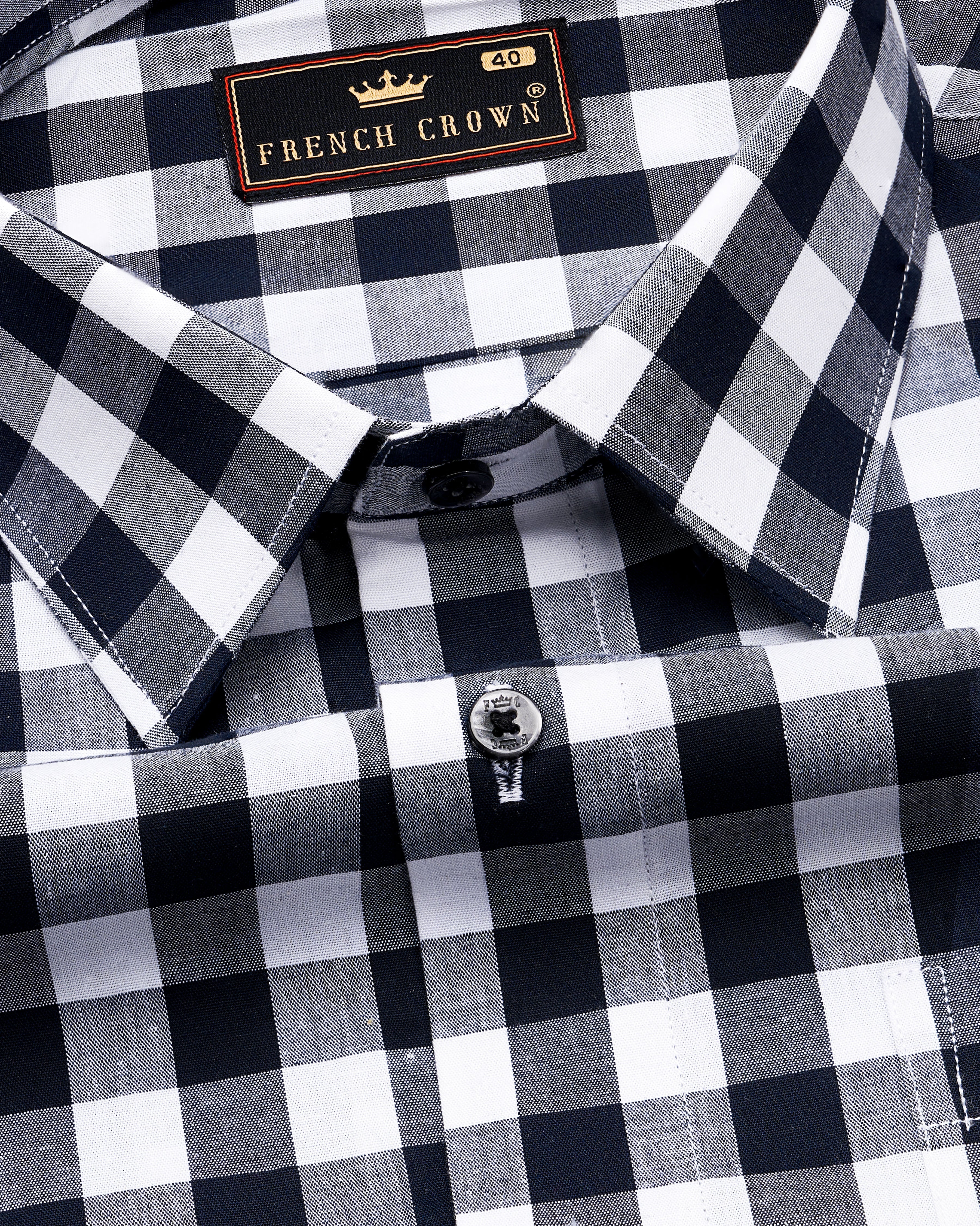 Bright White with Jade Black Checkered Premium Cotton Shirt 9341-BLK-38, 9341-BLK-H-38, 9341-BLK-39, 9341-BLK-H-39, 9341-BLK-40, 9341-BLK-H-40, 9341-BLK-42, 9341-BLK-H-42, 9341-BLK-44, 9341-BLK-H-44, 9341-BLK-46, 9341-BLK-H-46, 9341-BLK-48, 9341-BLK-H-48, 9341-BLK-50, 9341-BLK-H-50, 9341-BLK-52, 9341-BLK-H-52