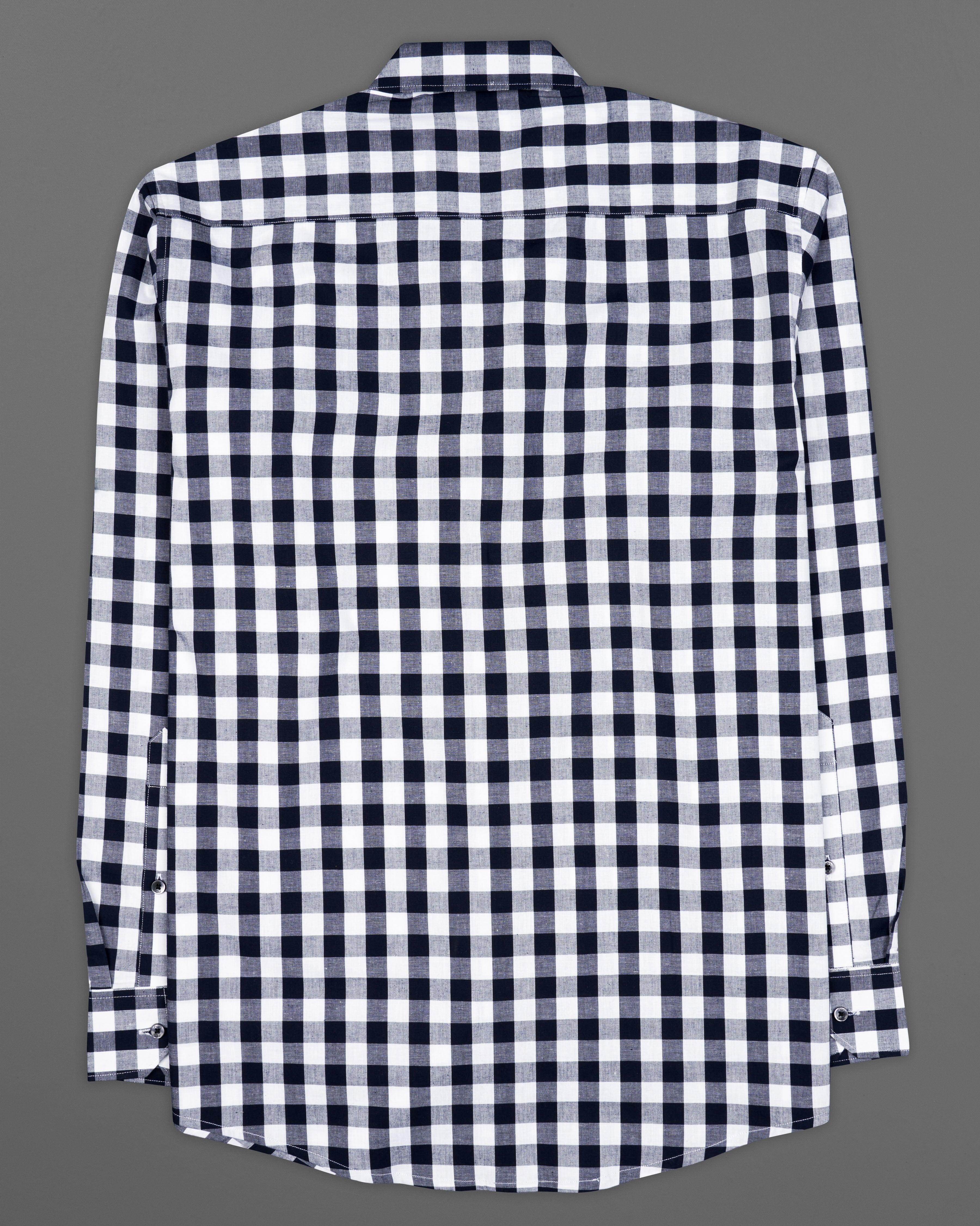 Bright White with Jade Black Checkered Premium Cotton Shirt 9341-BLK-38, 9341-BLK-H-38, 9341-BLK-39, 9341-BLK-H-39, 9341-BLK-40, 9341-BLK-H-40, 9341-BLK-42, 9341-BLK-H-42, 9341-BLK-44, 9341-BLK-H-44, 9341-BLK-46, 9341-BLK-H-46, 9341-BLK-48, 9341-BLK-H-48, 9341-BLK-50, 9341-BLK-H-50, 9341-BLK-52, 9341-BLK-H-52