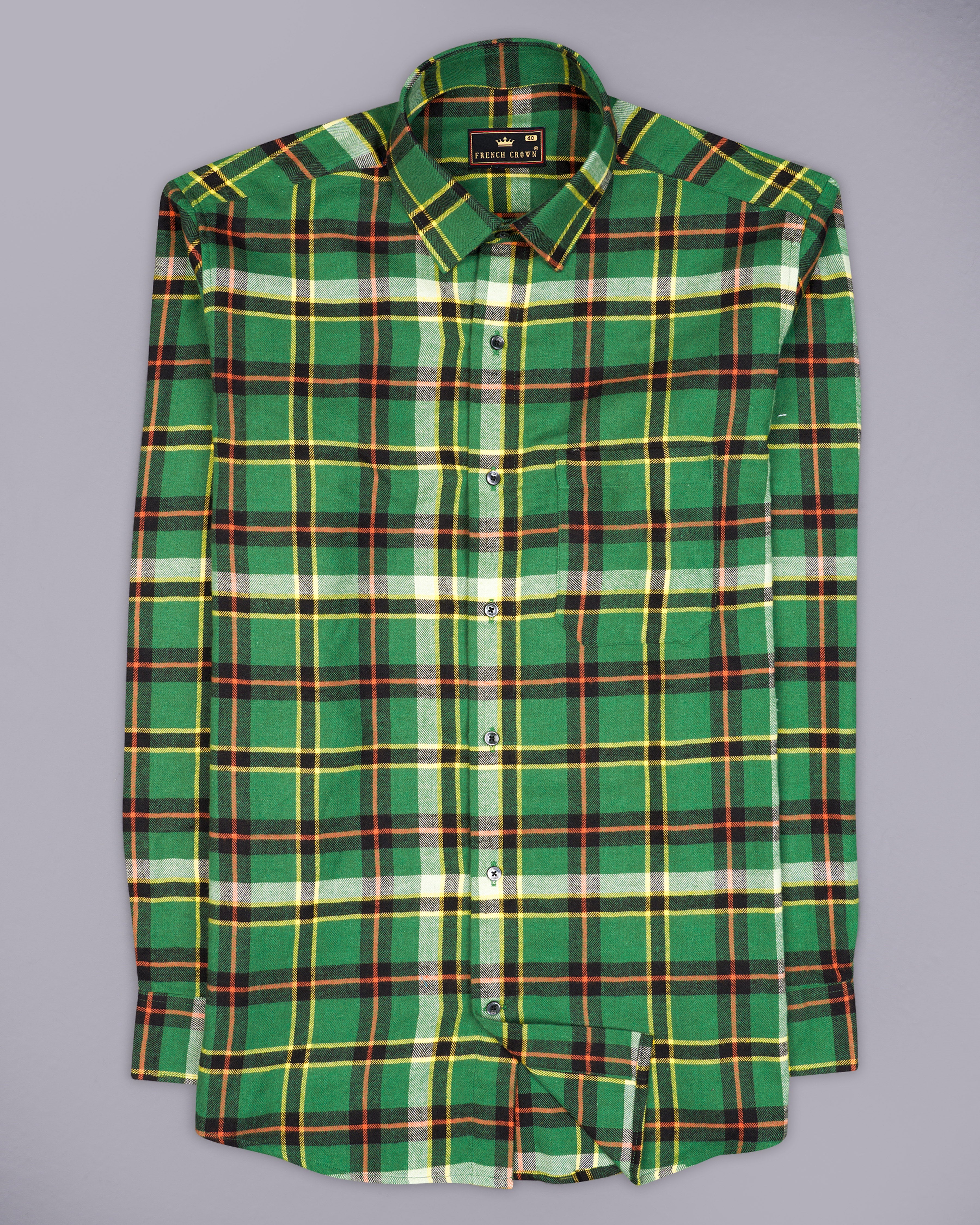 Killarney Green Plaid Flannel Shirt 9374-BLK-38, 9374-BLK-H-38, 9374-BLK-39, 9374-BLK-H-39, 9374-BLK-40, 9374-BLK-H-40, 9374-BLK-42, 9374-BLK-H-42, 9374-BLK-44, 9374-BLK-H-44, 9374-BLK-46, 9374-BLK-H-46, 9374-BLK-48, 9374-BLK-H-48, 9374-BLK-50, 9374-BLK-H-50, 9374-BLK-52, 9374-BLK-H-52